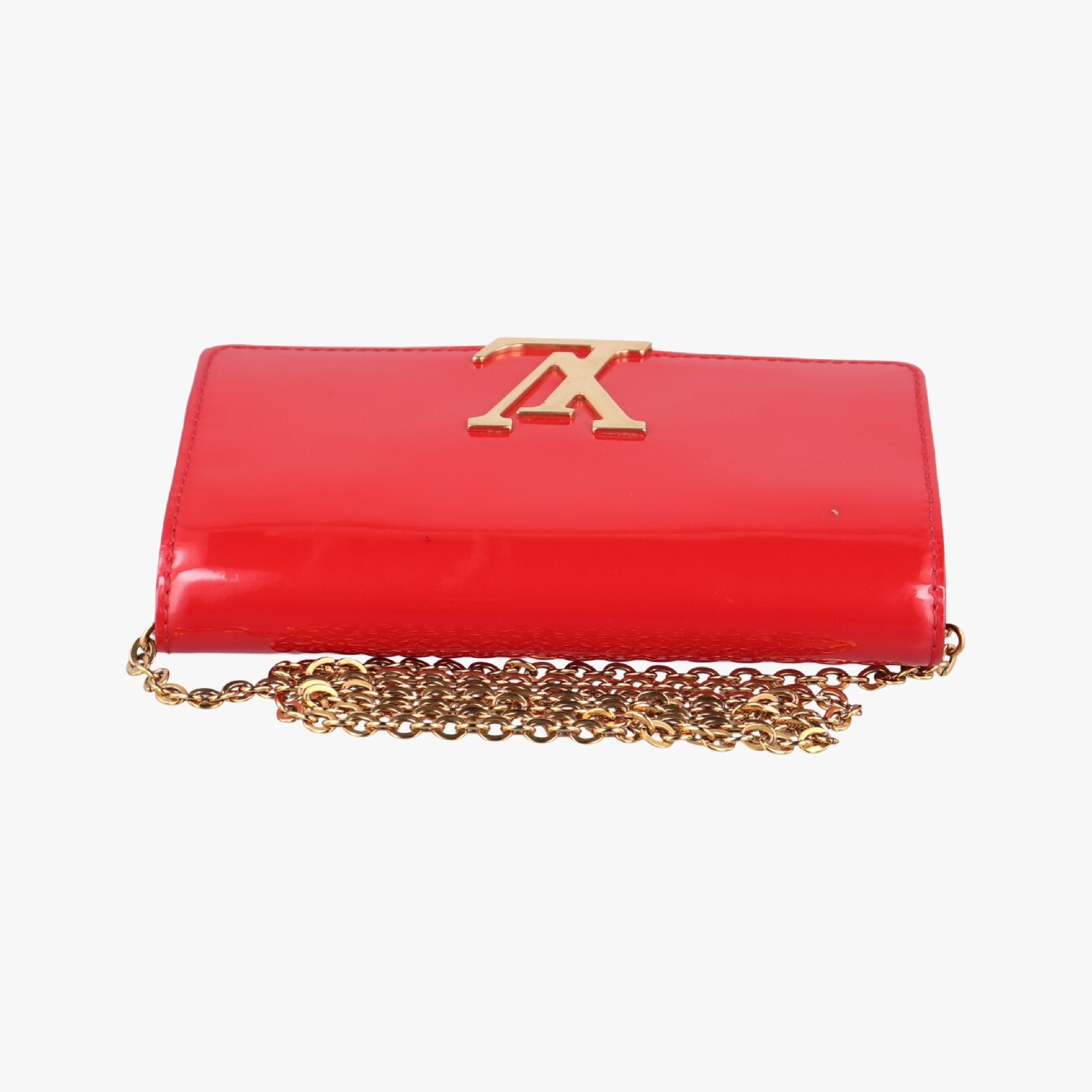 Louise PM Cerise Vernis M64550 IC Chip Shoulder Bag — view 5