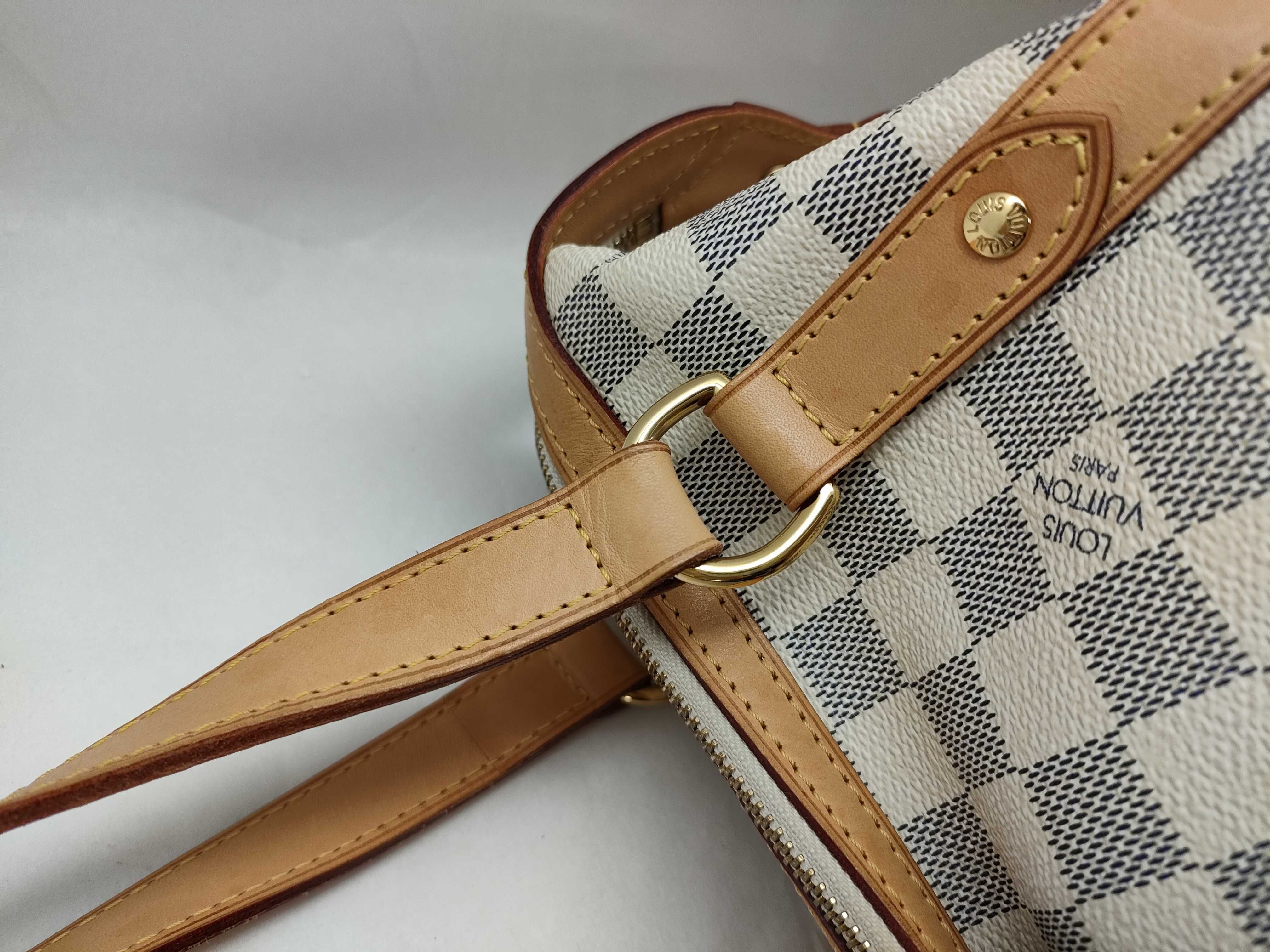 Damier Azur LV Damier Azur Streza PM N42220 FL4019 Boston Bag — view 5