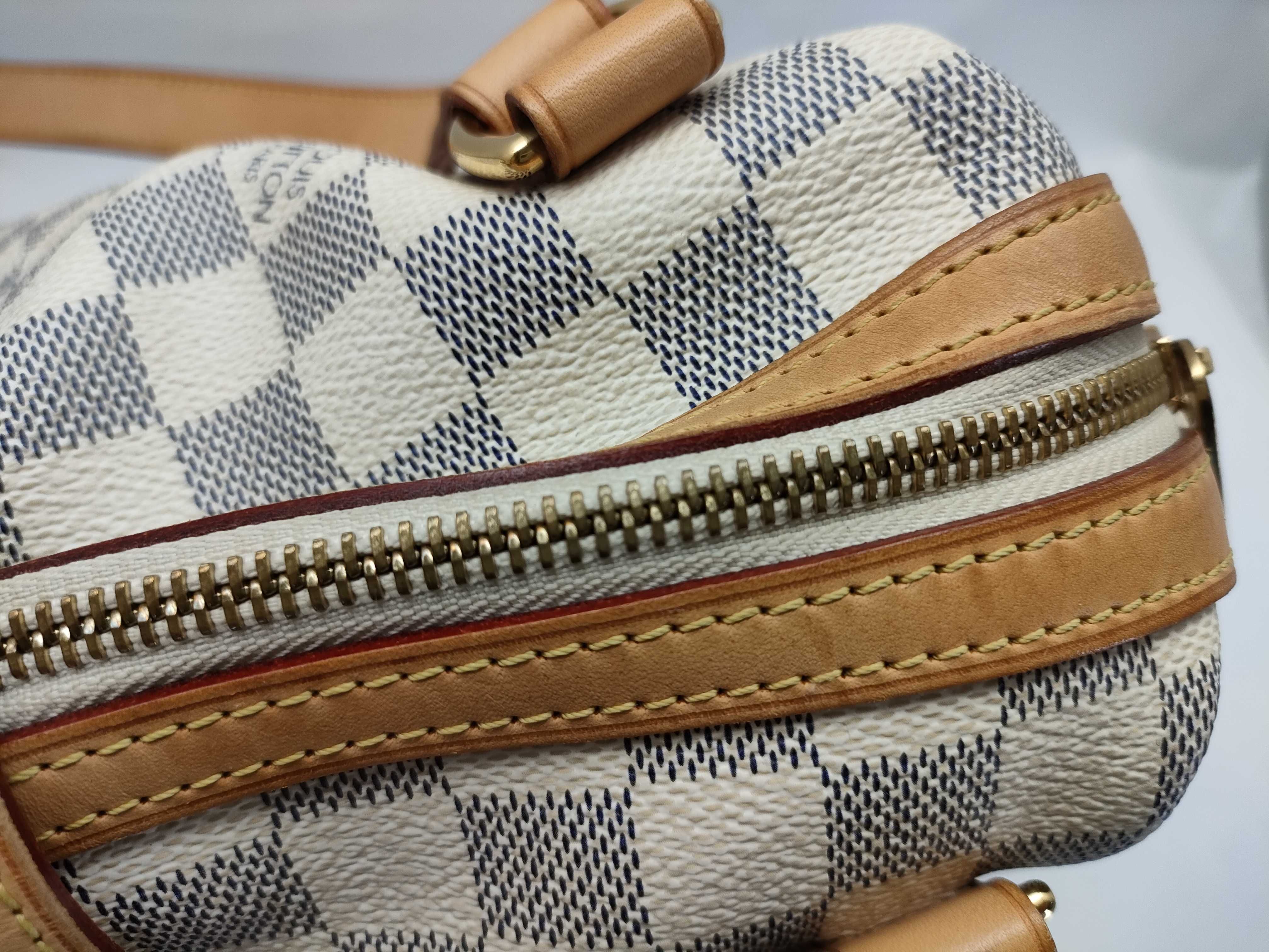 Damier Azur LV Damier Azur Streza PM N42220 FL4019 Boston Bag — view 6