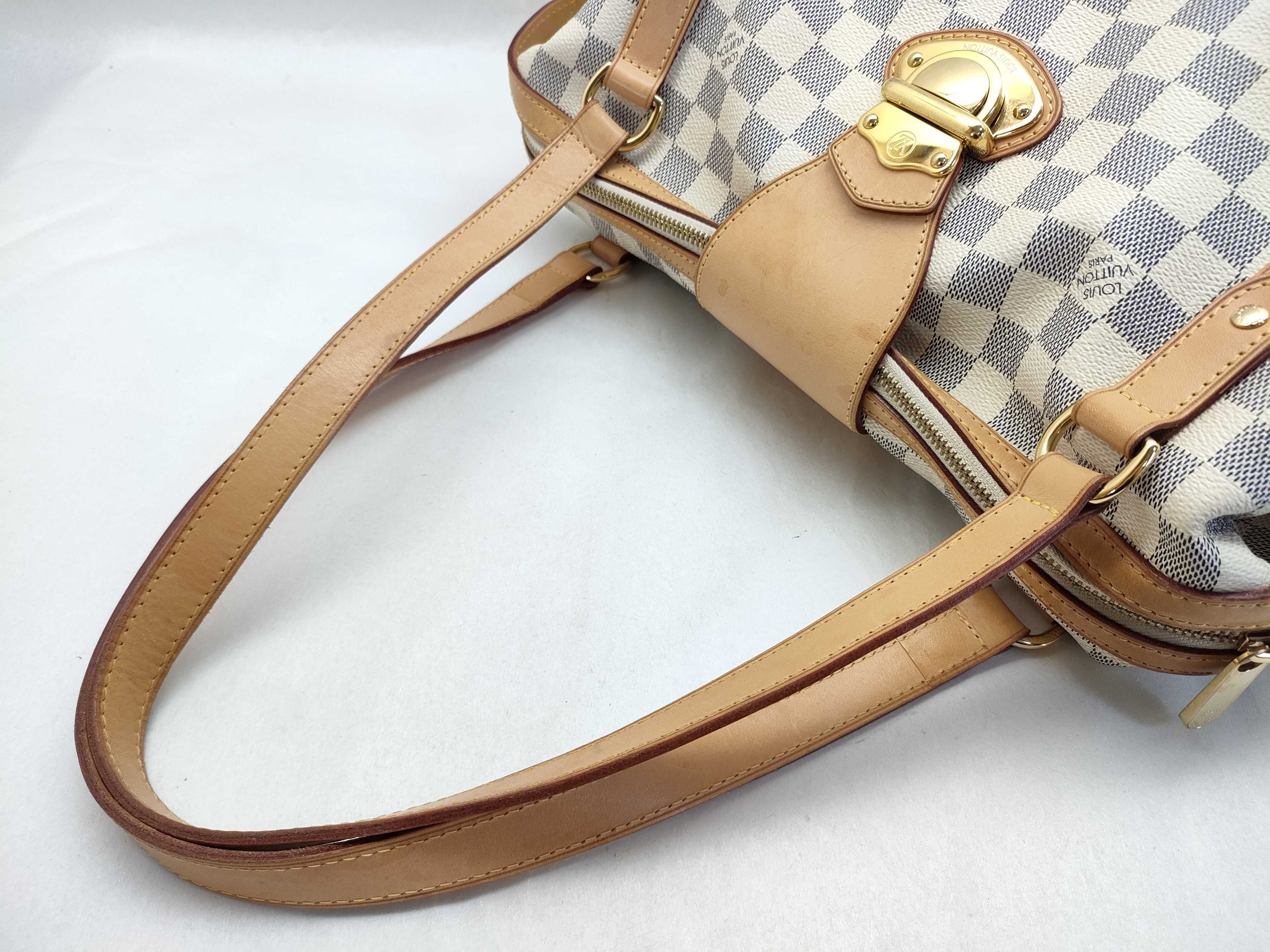 Damier Azur LV Damier Azur Streza PM N42220 FL4019 Boston Bag — view 8