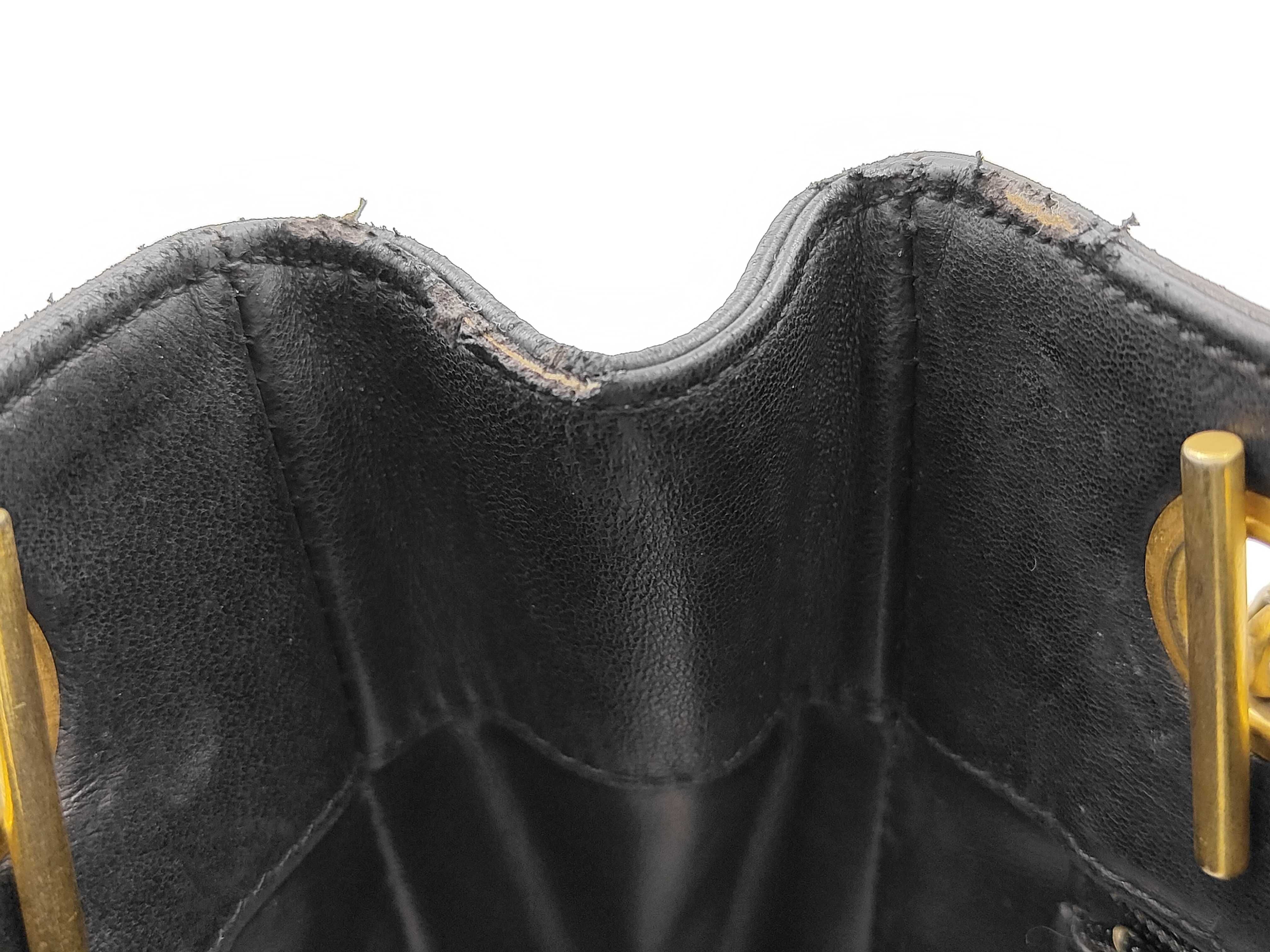 Triple Coco Chain Tote Bag, Lambskin Shoulder Bag — view 12