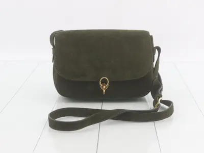 suede shoulder bag