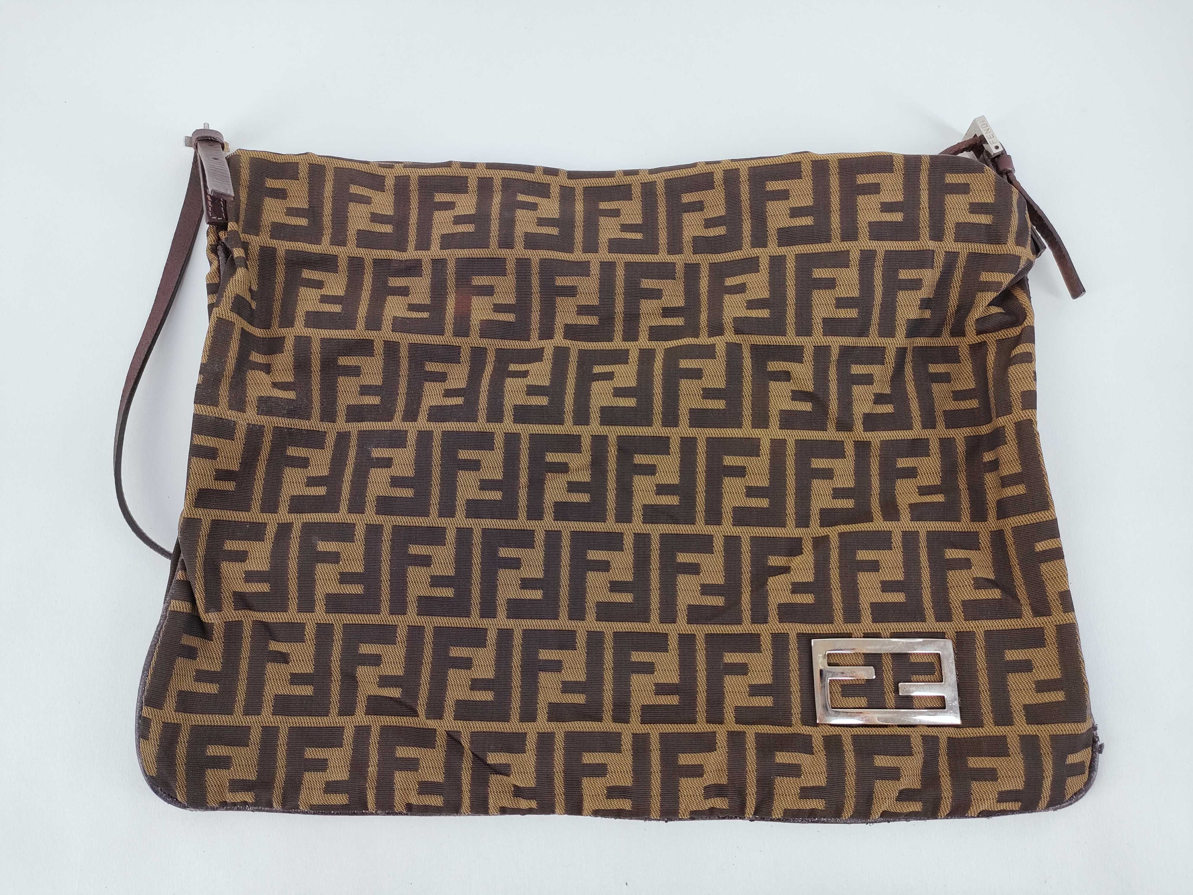 Zucca pattern FENDI Zucca pattern handbag shoulder bag brown shoulder bag