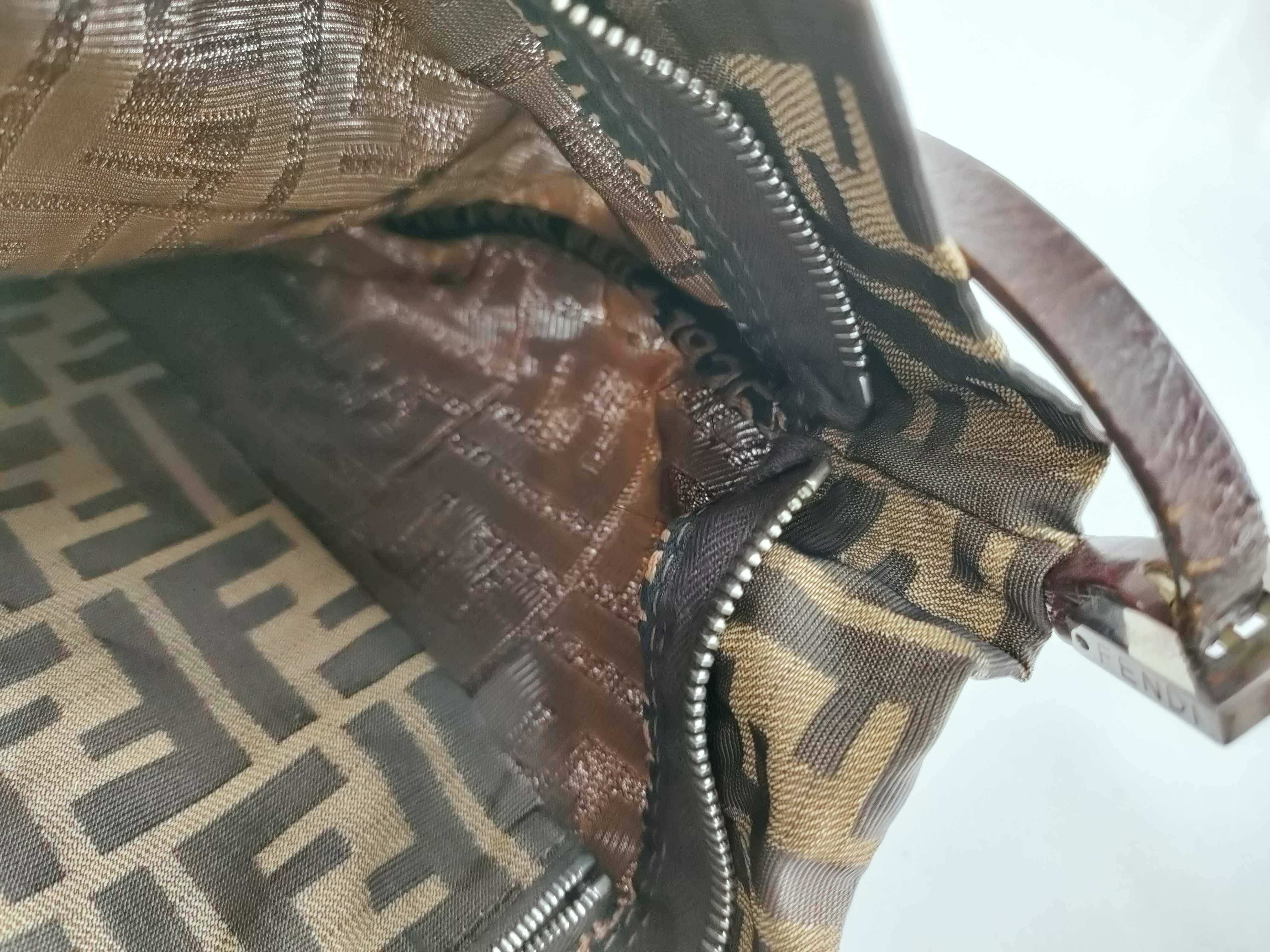 Zucca pattern FENDI Zucca pattern handbag shoulder bag brown shoulder bag — view 7