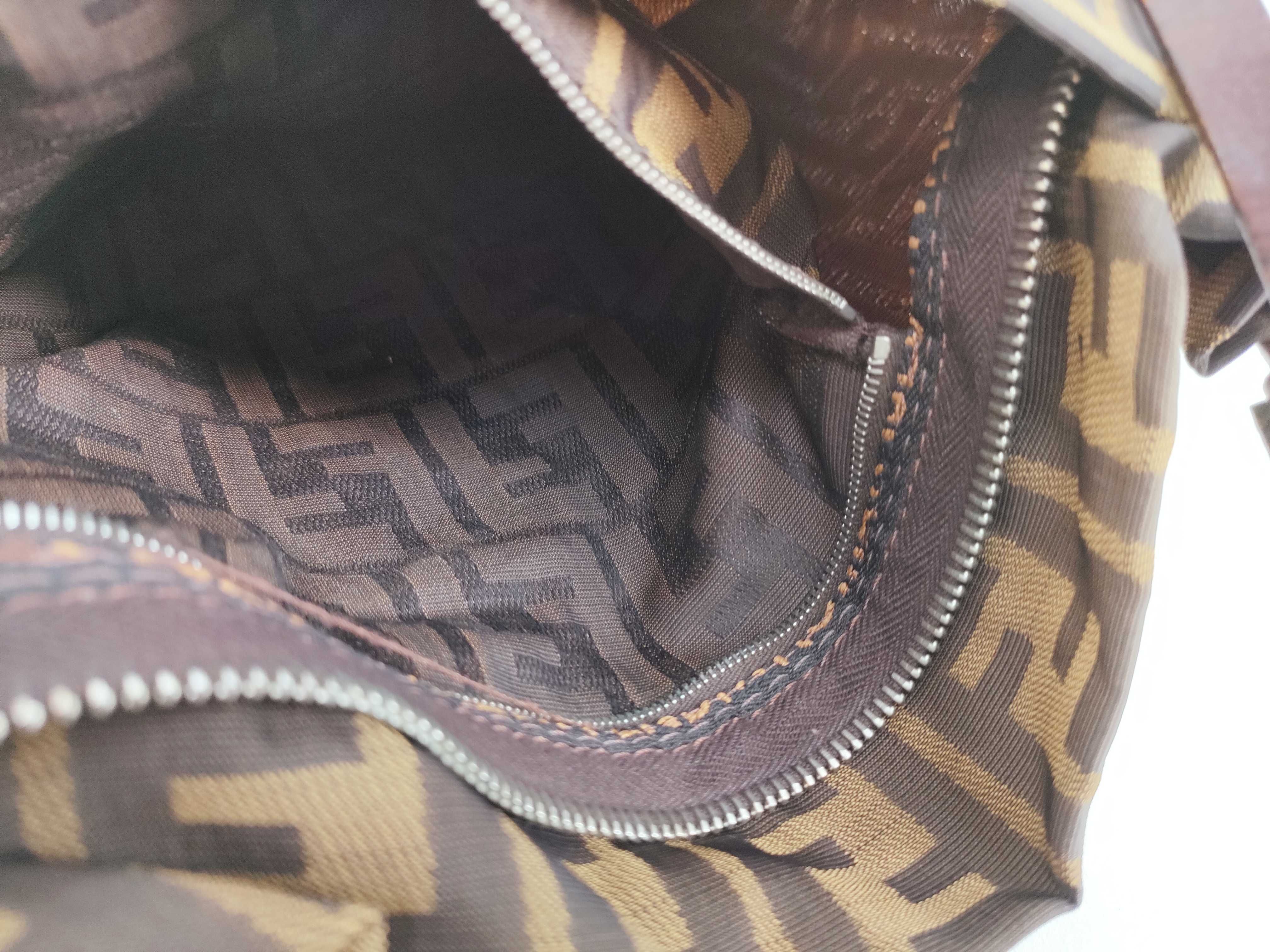 Zucca pattern FENDI Zucca pattern handbag shoulder bag brown shoulder bag — view 10