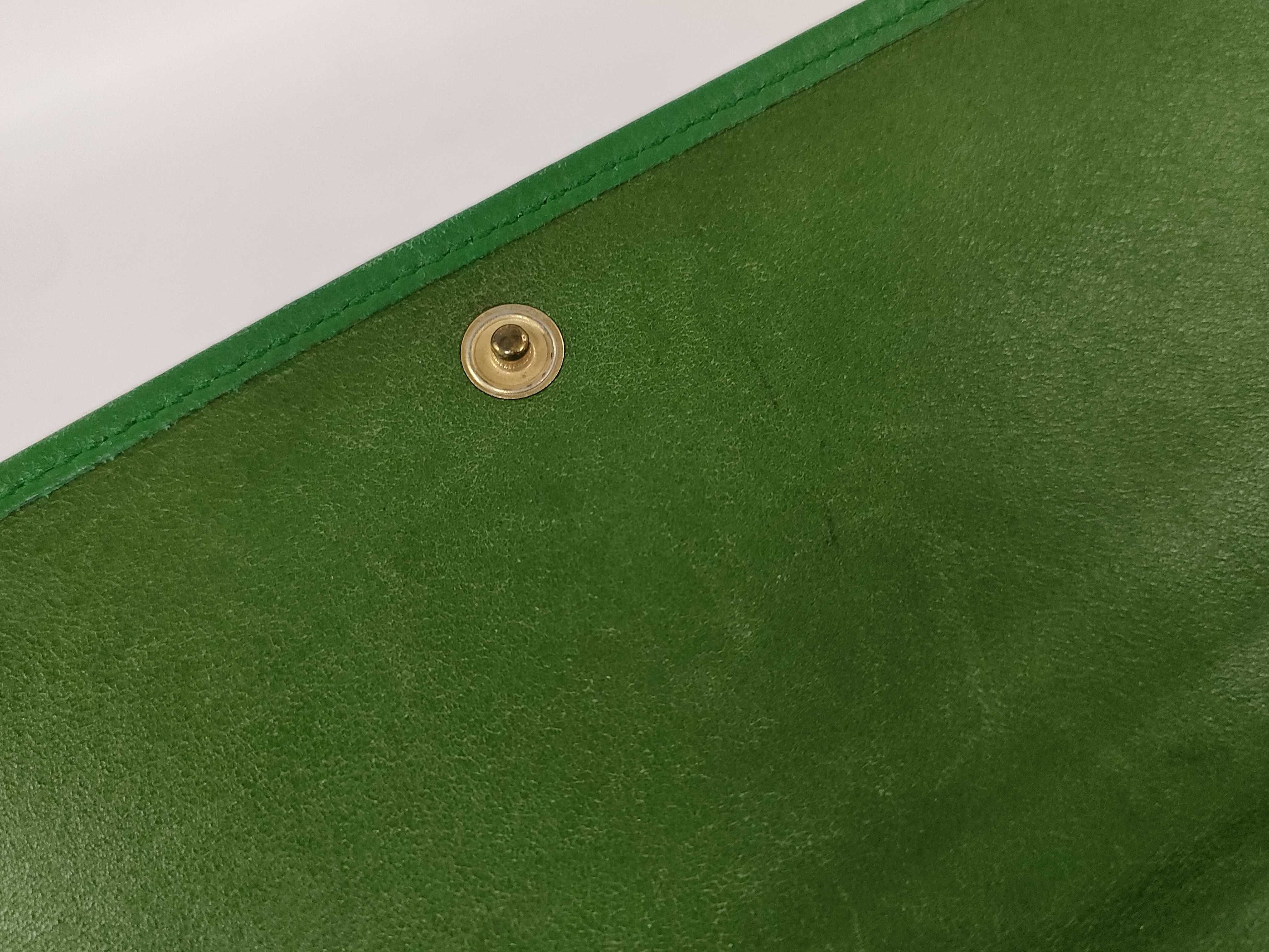 long wallet, beige x green. — view 13