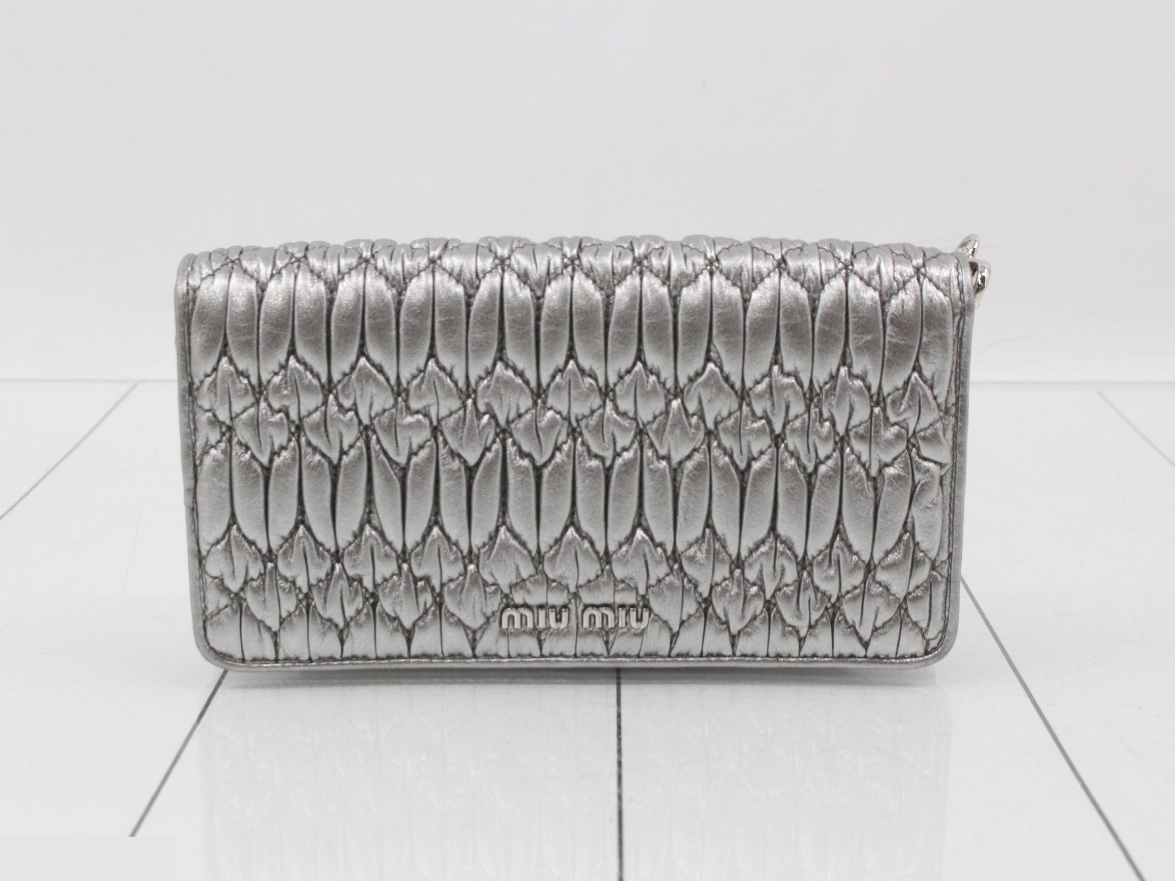 Matelassé Chain Shoulder Bag — view 2