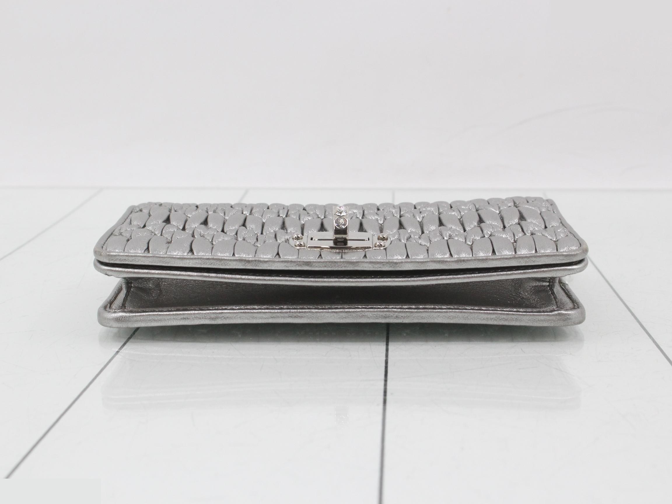 Matelassé Chain Shoulder Bag — view 3
