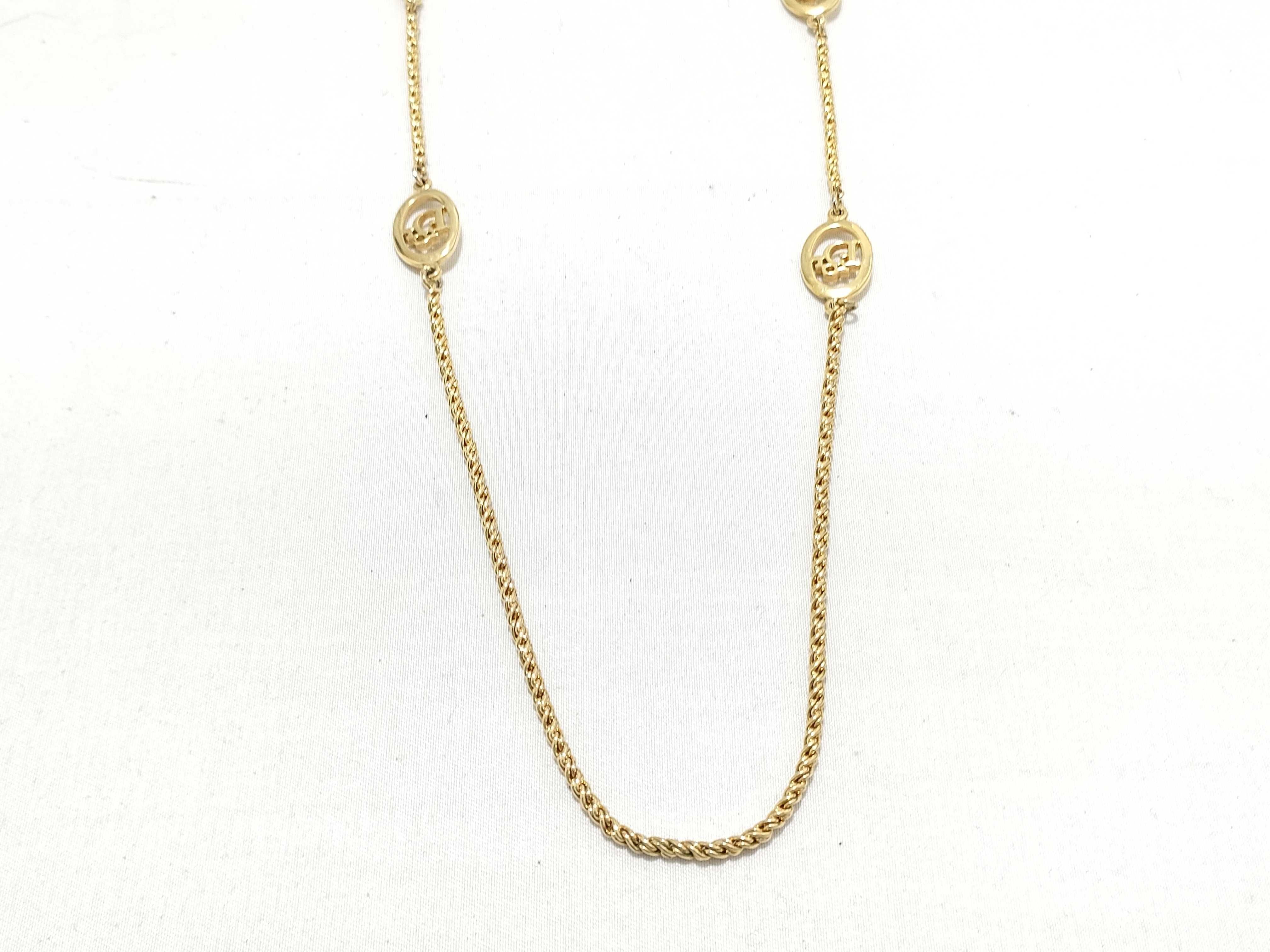 CD Logo Necklace — view 2