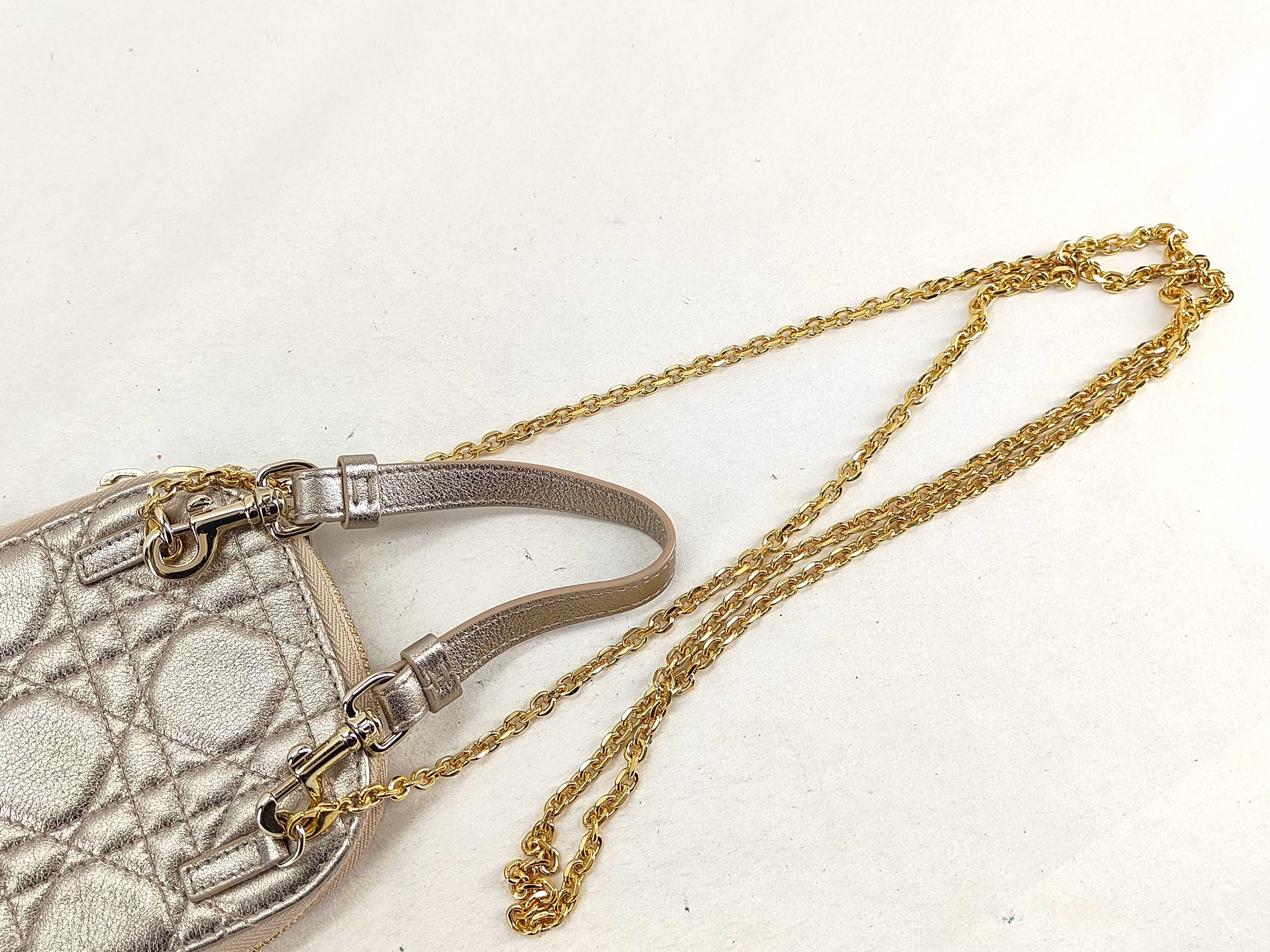 Lady Dior Chain Shoulder Bag Pouch — view 3