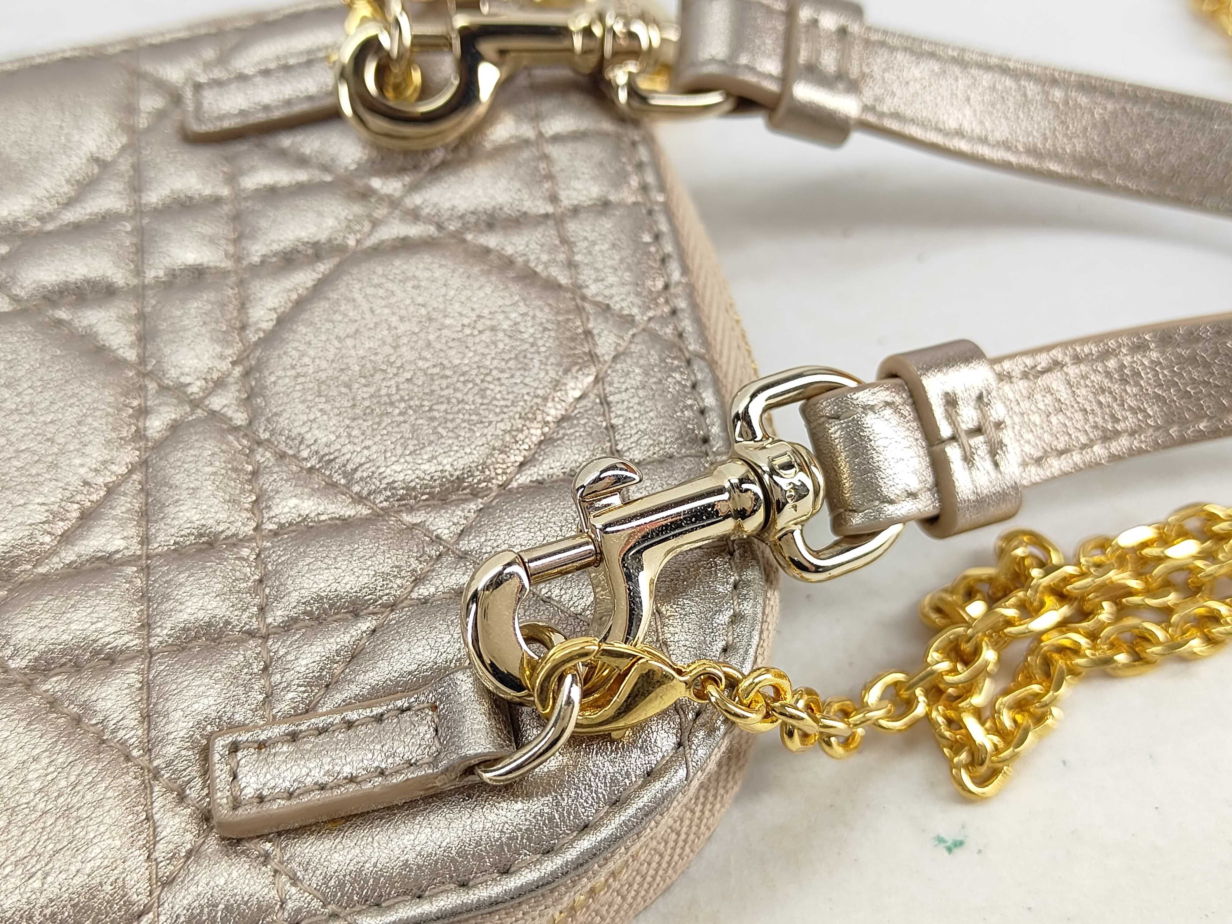 Lady Dior Chain Shoulder Bag Pouch — view 5
