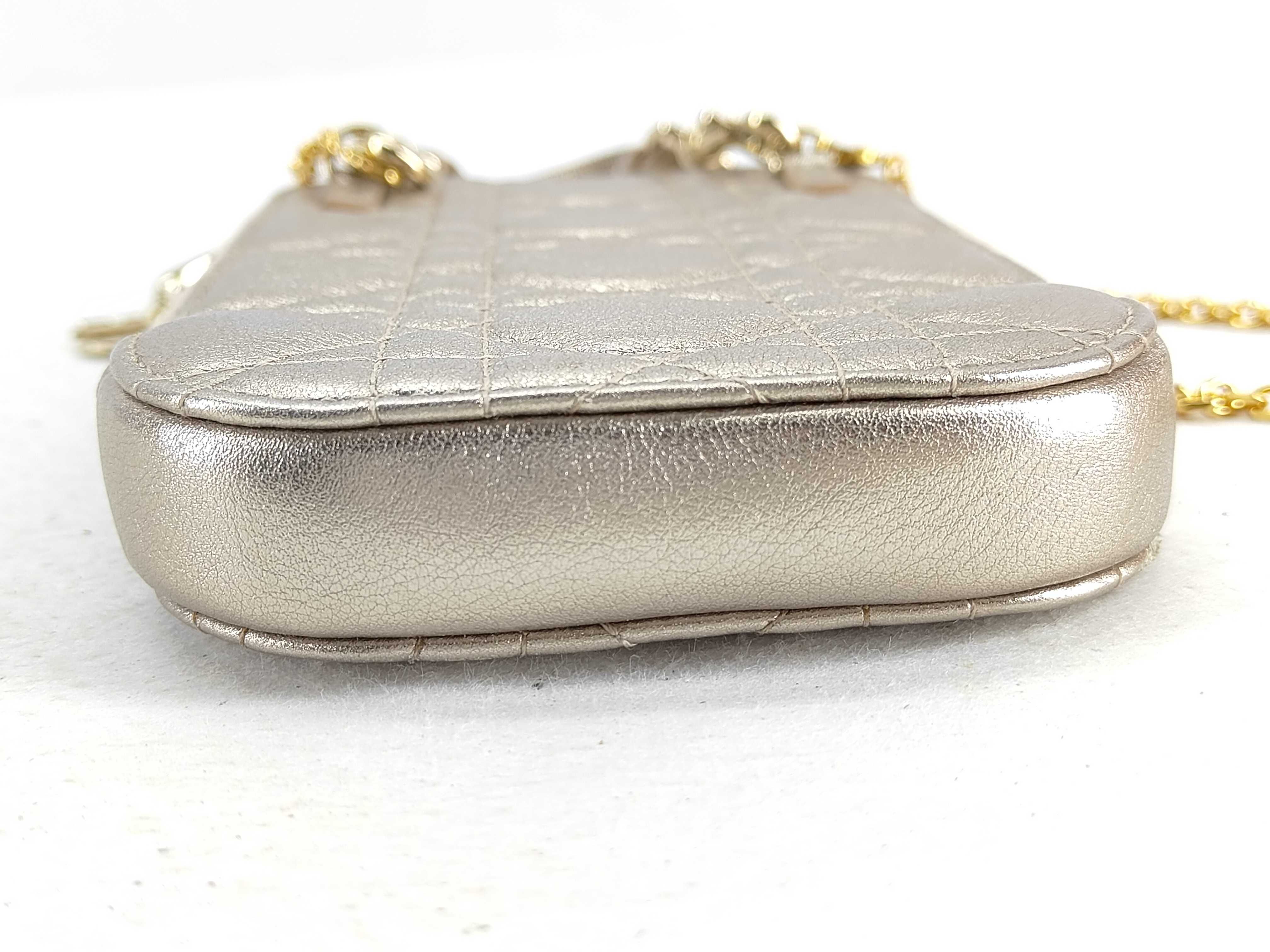 Lady Dior Chain Shoulder Bag Pouch — view 8