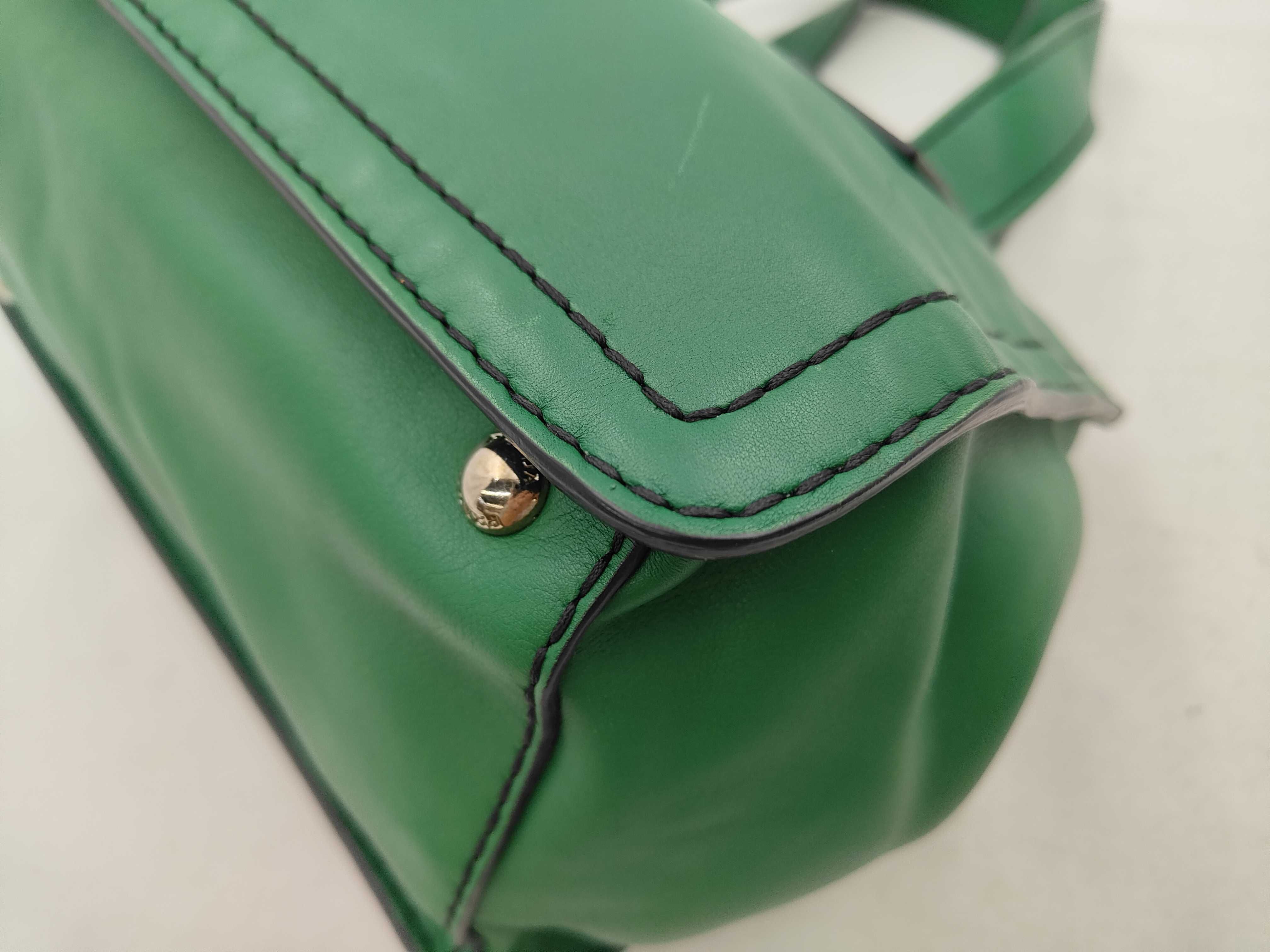 Leather Green Handbag — view 5