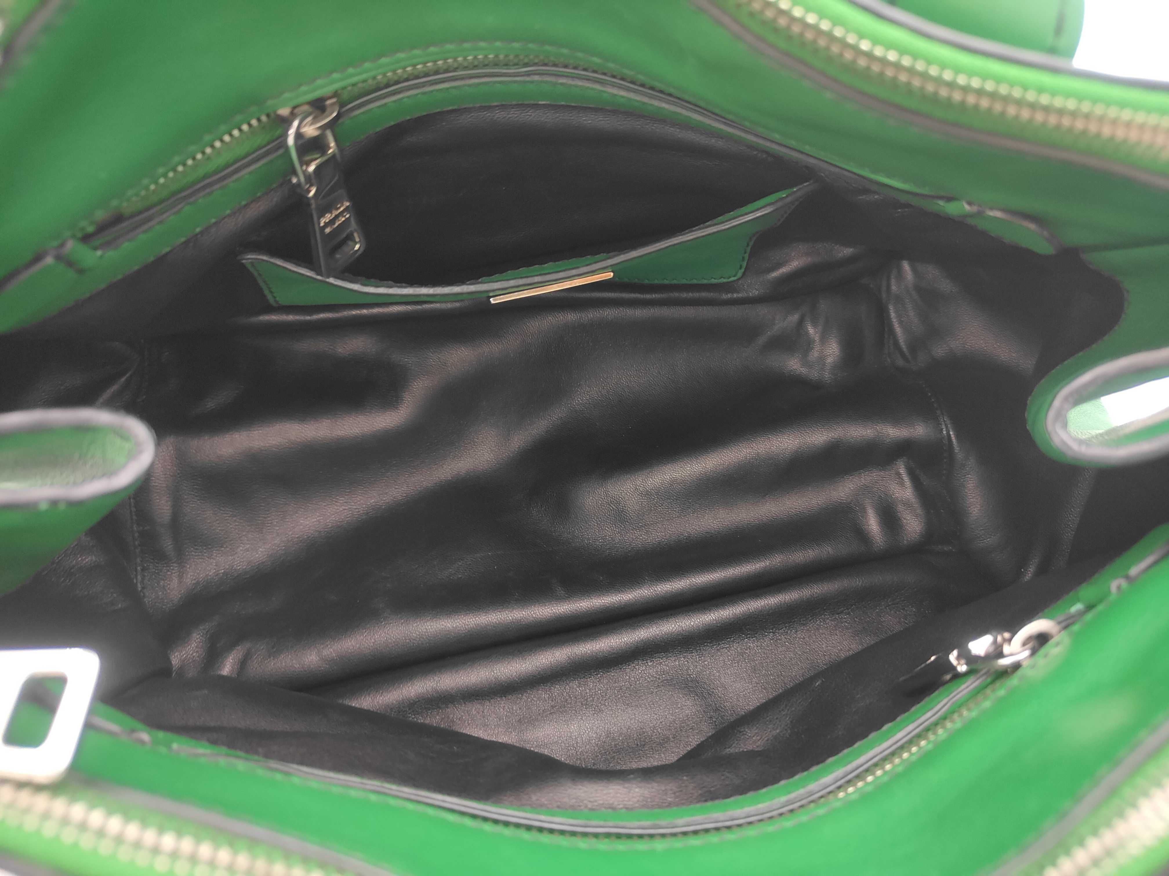 Leather Green Handbag — view 7