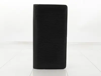 Epi Portefeuille Brazza Noir Bi-fold Long Wallet