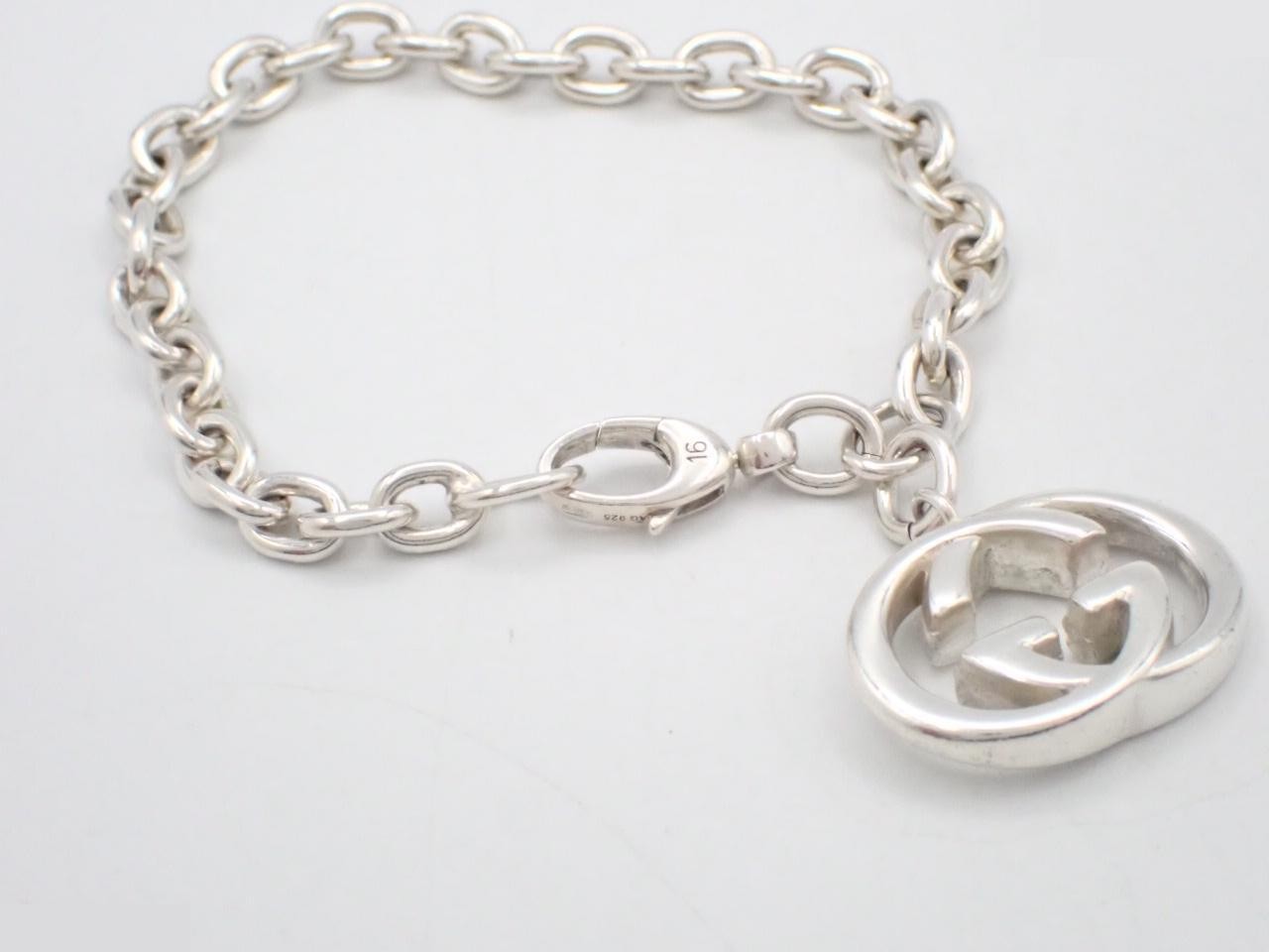 Interlocking bracelet, 925 silver, 20.3g, wrist circumference approximately 16cm — view 3