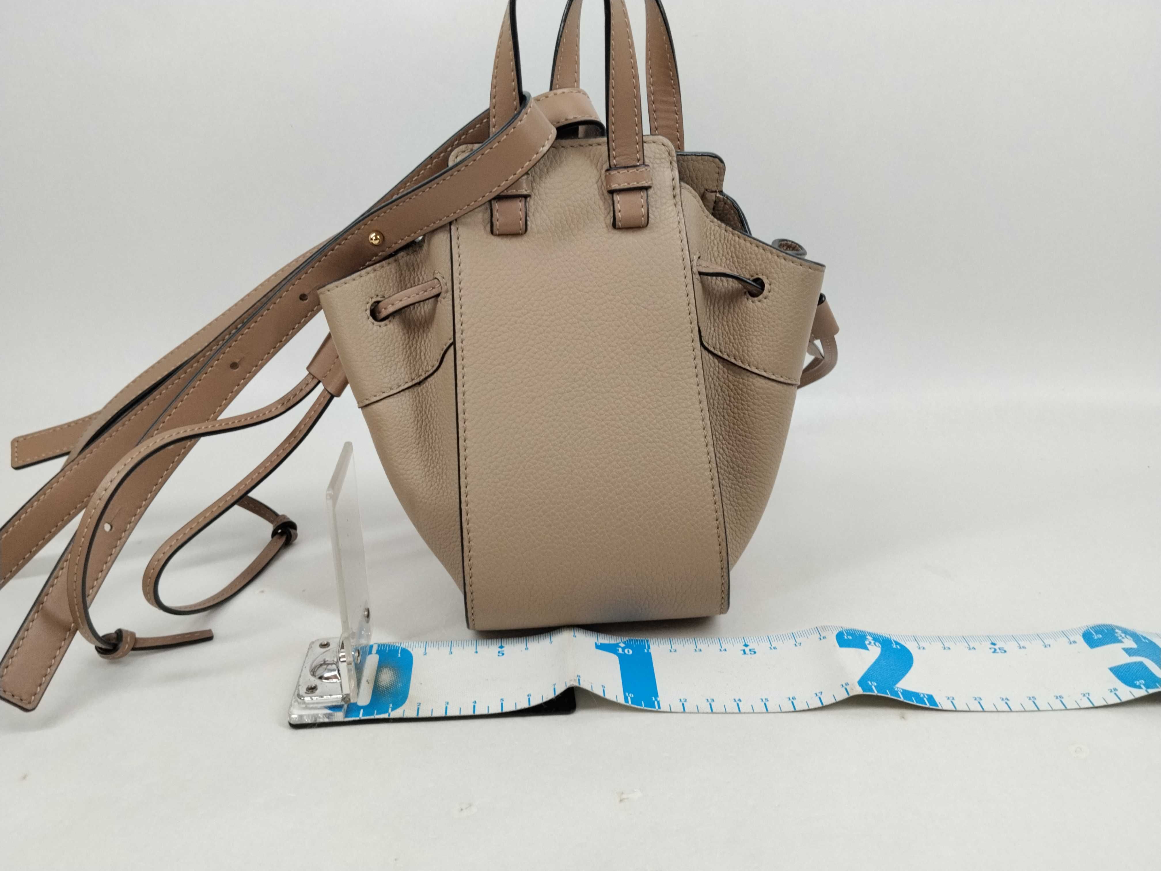 Hammock Bag Mini Shoulder Bag Beige Handbag — view 2
