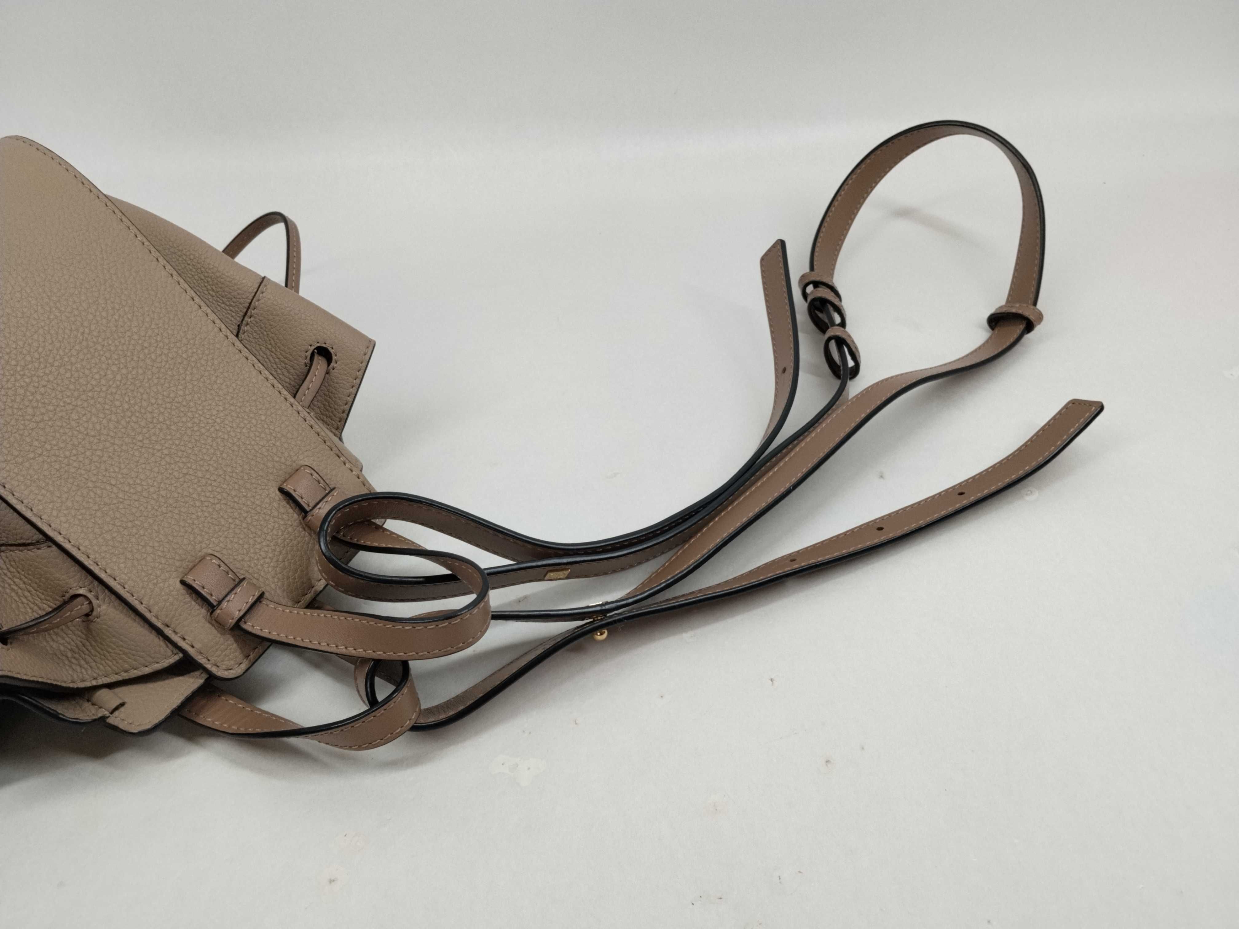 Hammock Bag Mini Shoulder Bag Beige Handbag — view 6