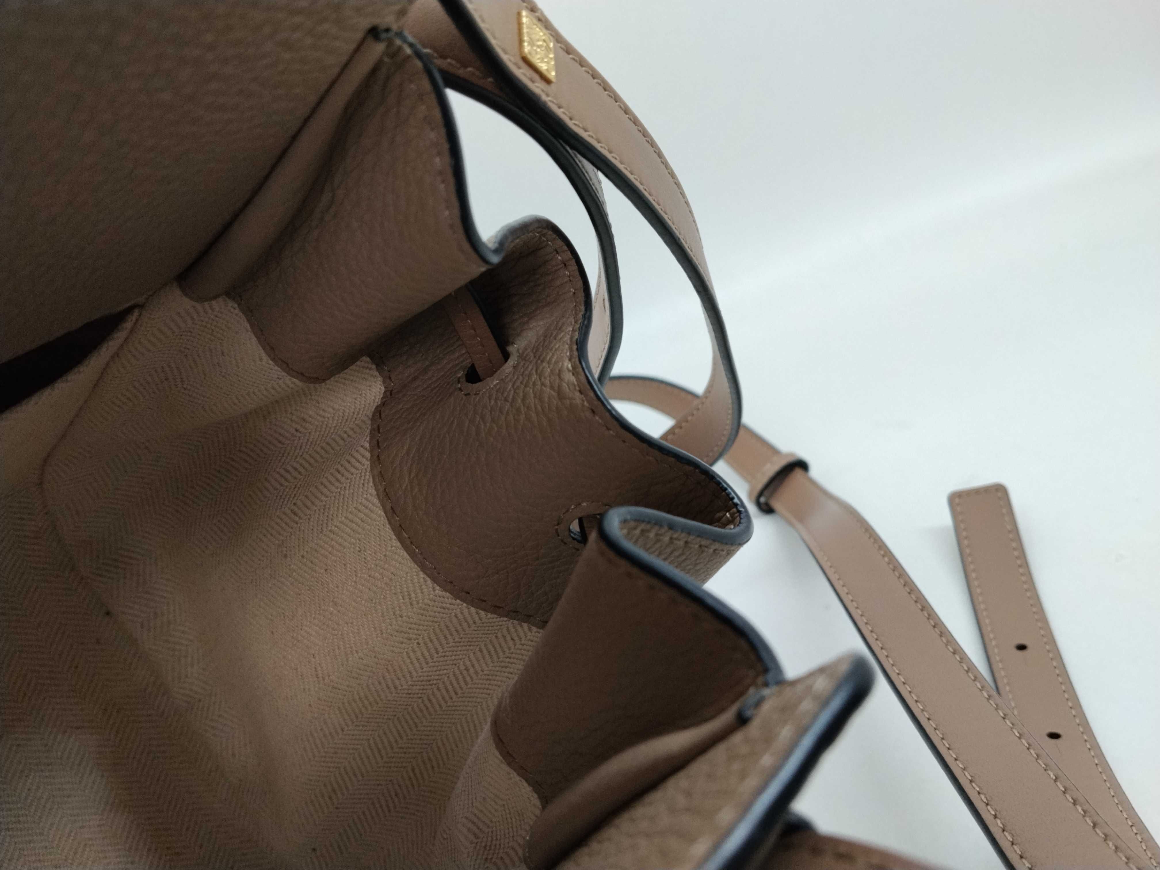 Hammock Bag Mini Shoulder Bag Beige Handbag — view 10