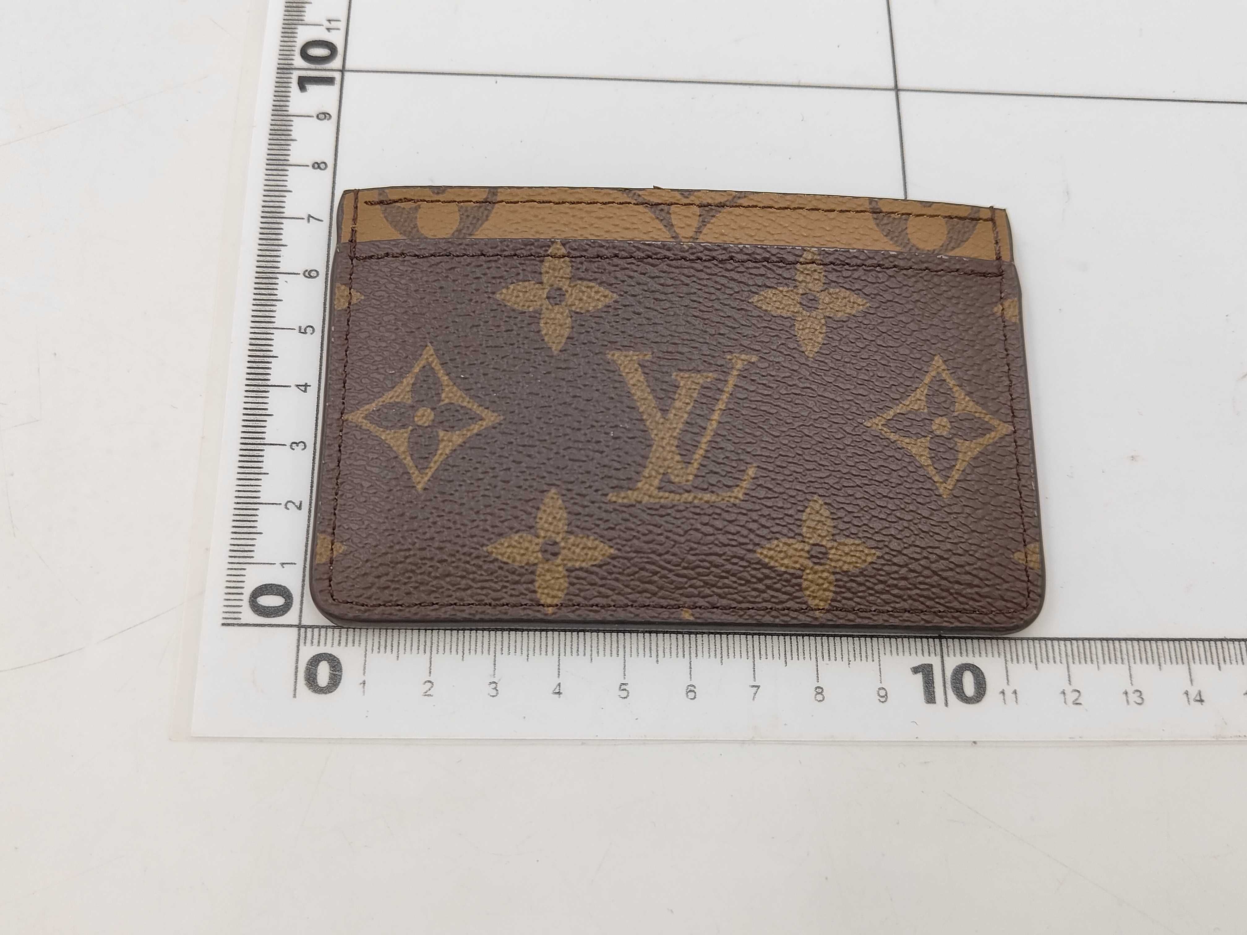 Monogram Reverse Porte Cartes Simple M69161 Card Case — view 2