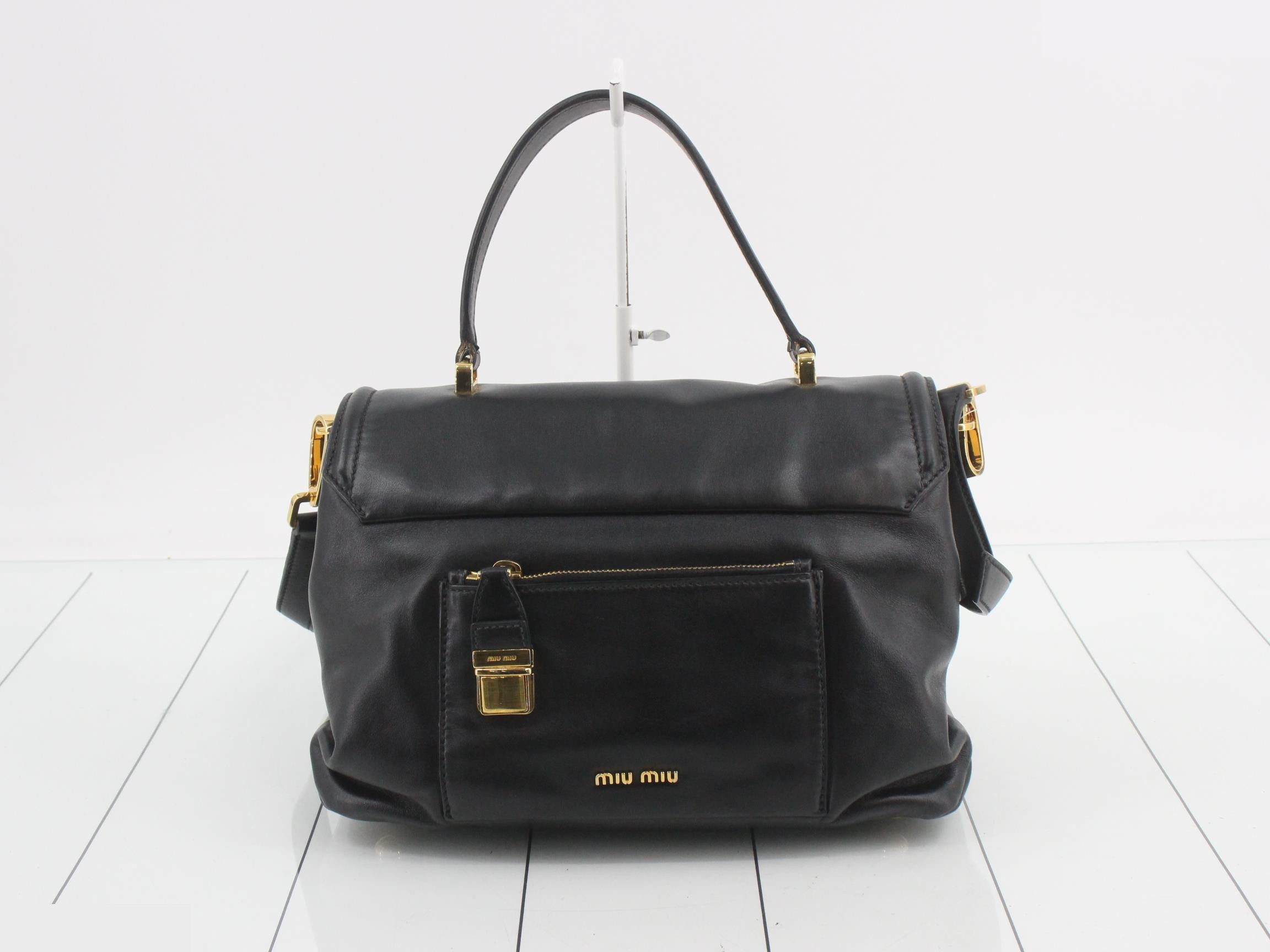 Leather 2WAY handbag — view 2