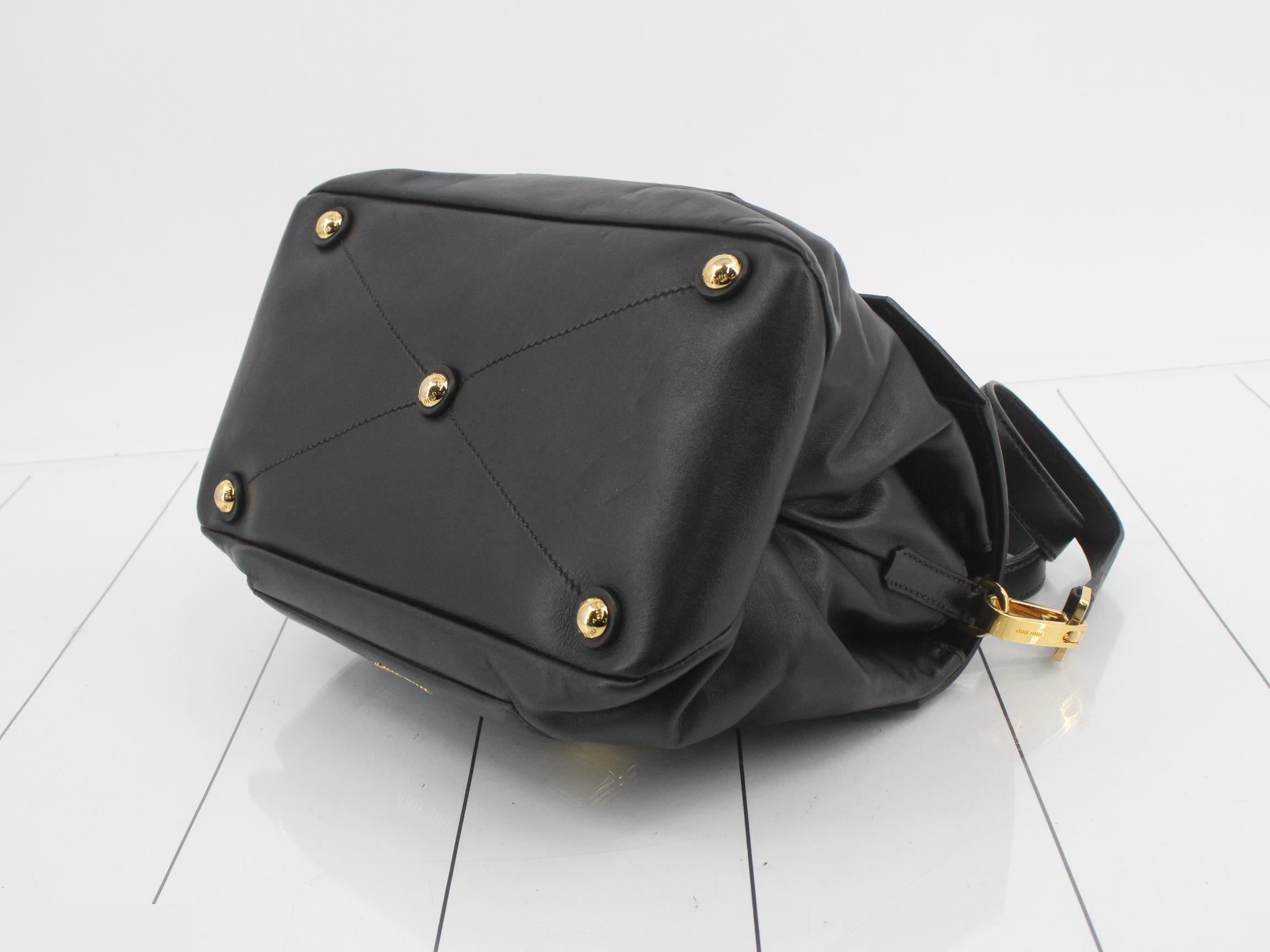 Leather 2WAY handbag — view 6