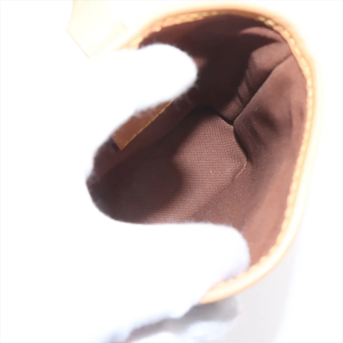 Monogram Fold Me Pouch M80874 Brown (RFID detected) — view 6
