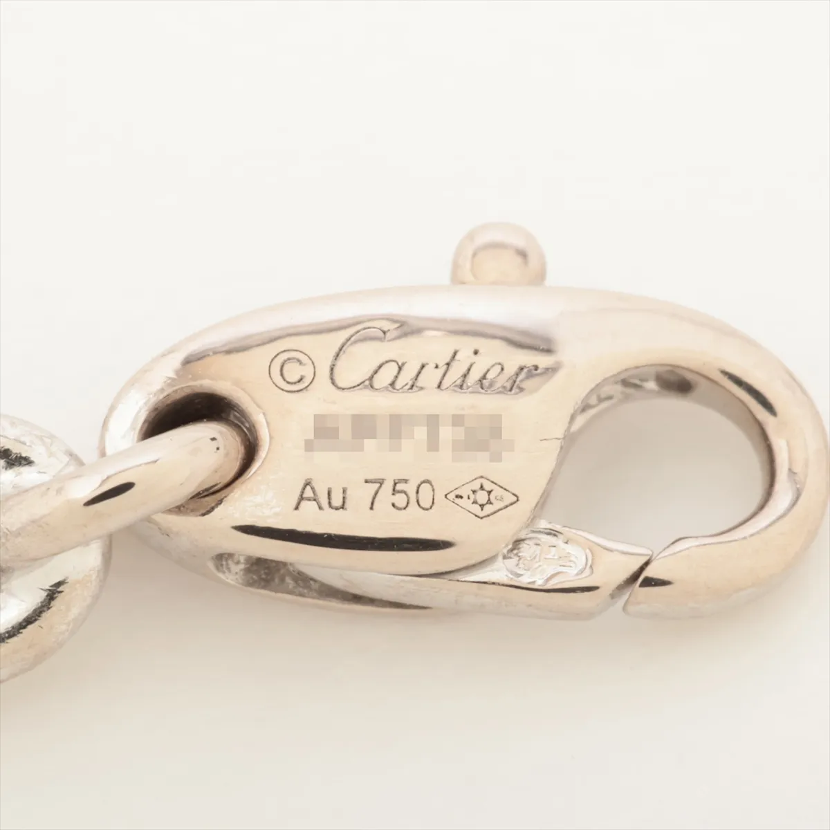 Santos de Cartier Bracelet 750(WG) 14.2g APF738 Faint engraving — view 4