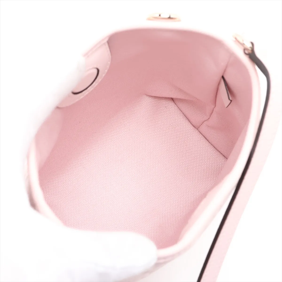 Guccissima Nano Bucket Leather Shoulder Bag Pink 847090 — view 6