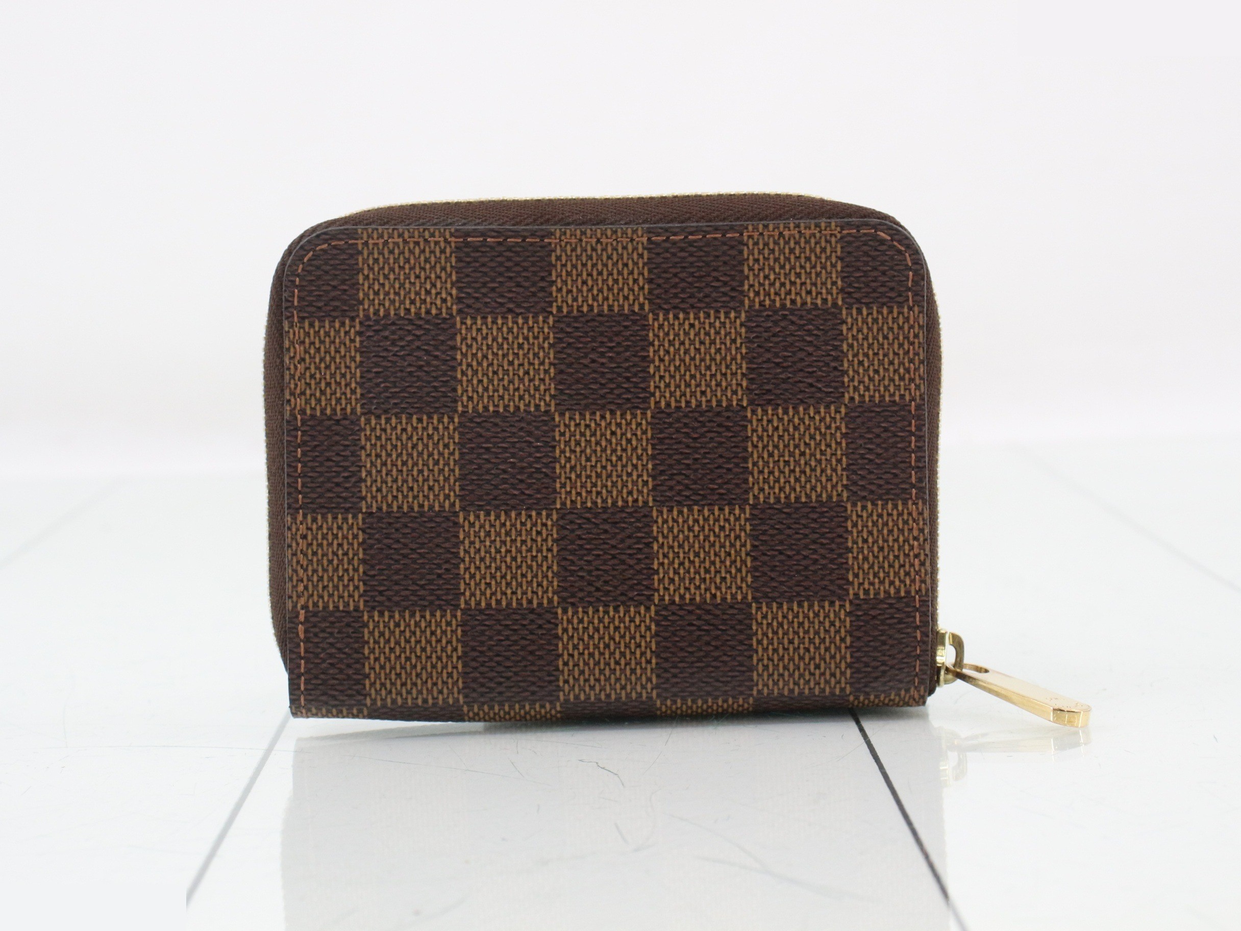 Zippy Coin Purse, Brown — view 2