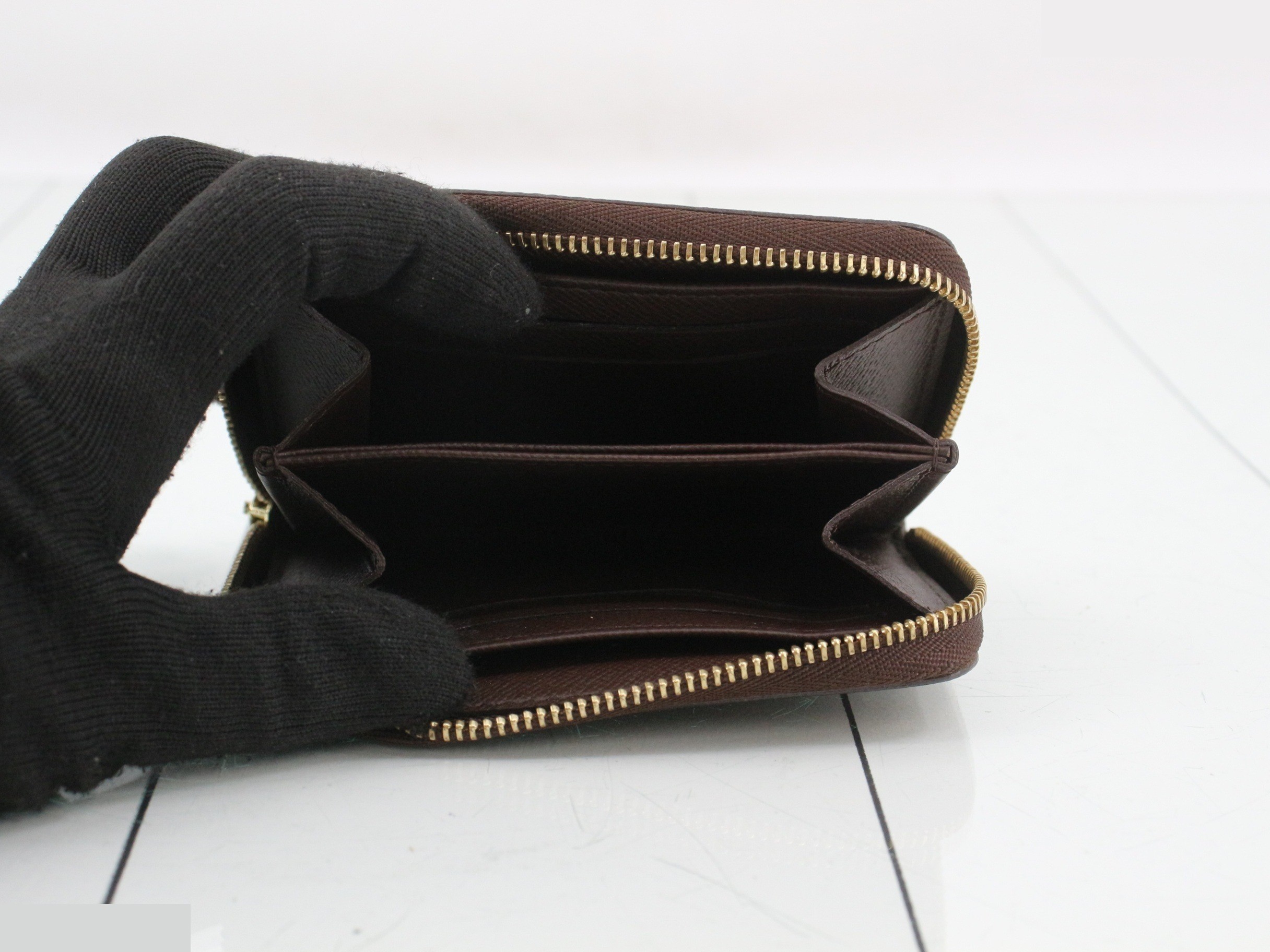 Zippy Coin Purse, Brown — view 4
