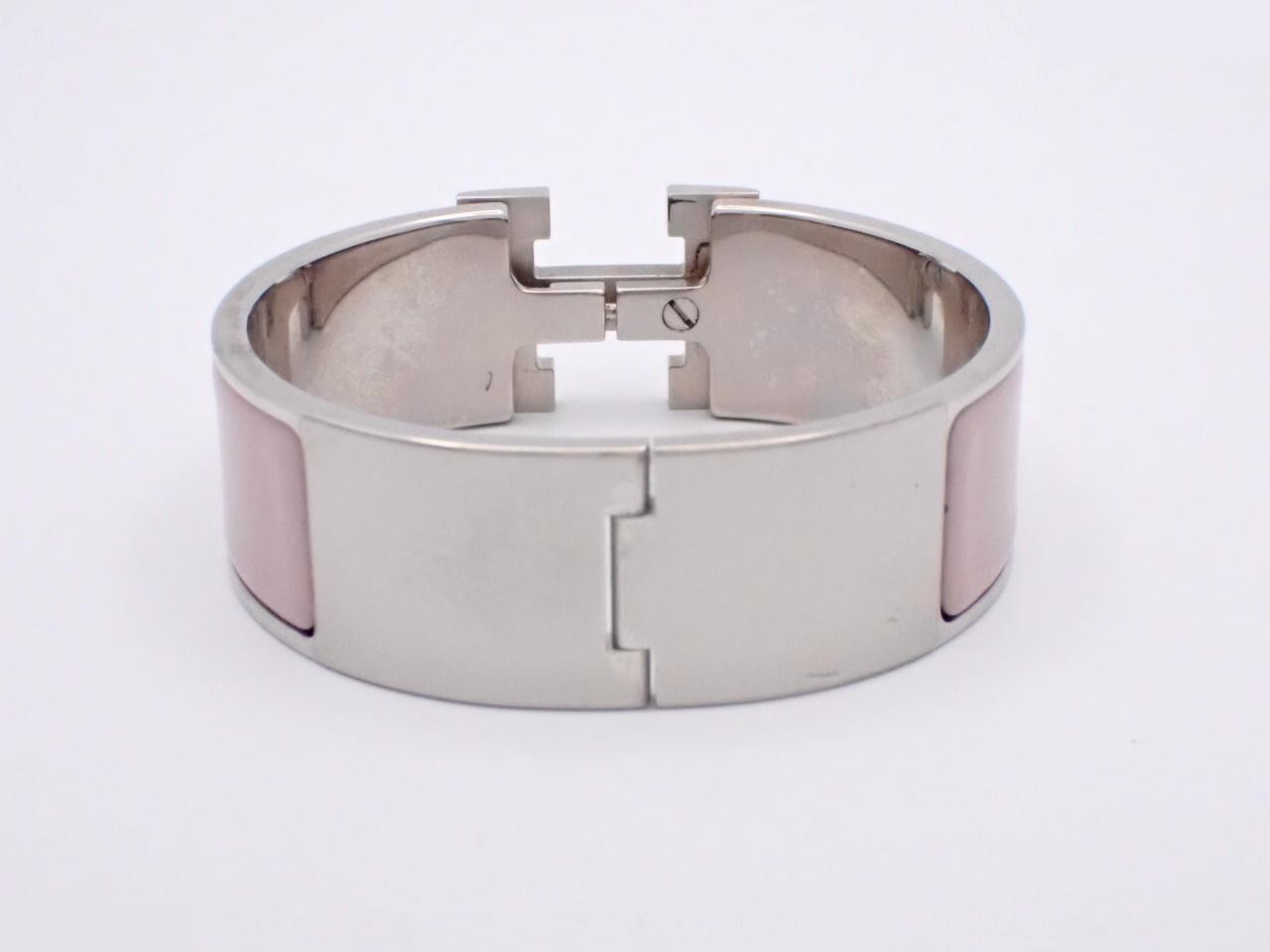 Click Crack Silver Bracelet, Wrist size approximately 16.5 cm — view 2