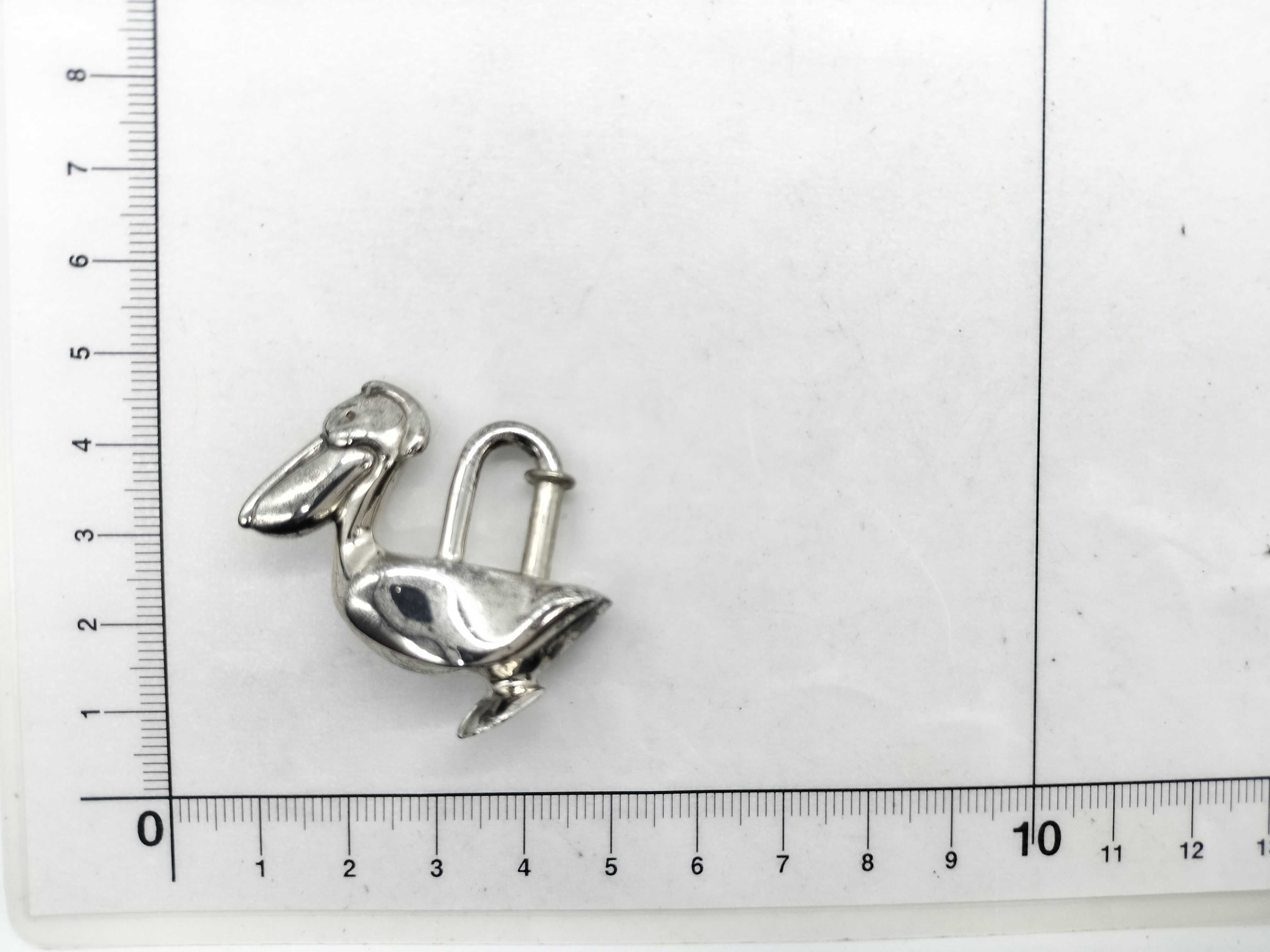 padlock pelican bag charm — view 5