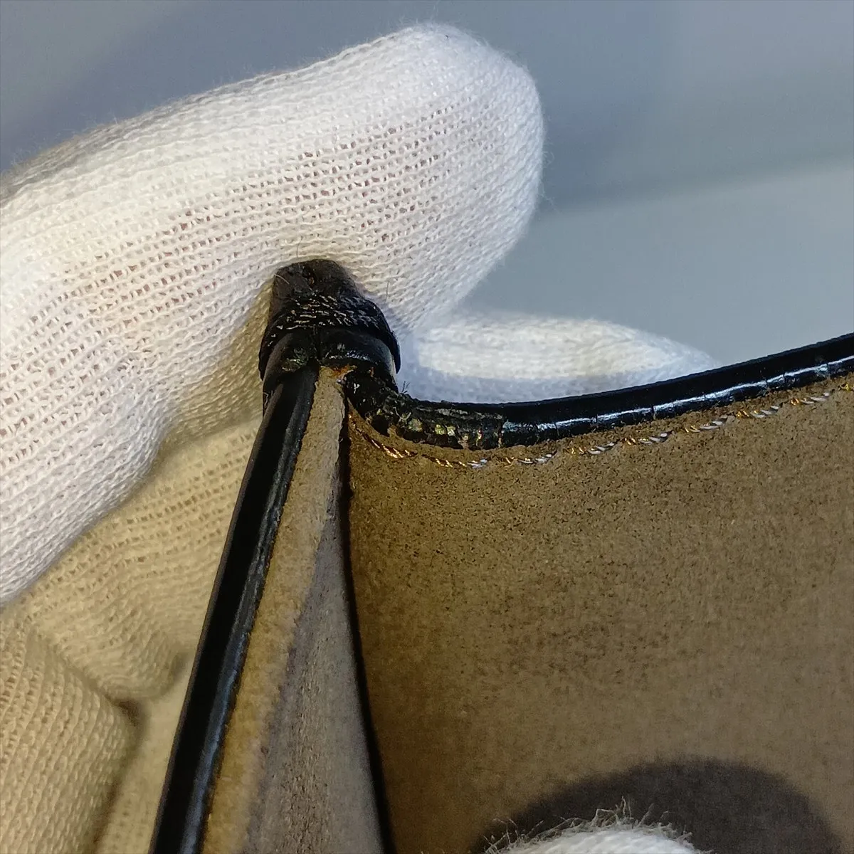 Kanai F Leather 2-Way Shoulder Bag, Black — view 14