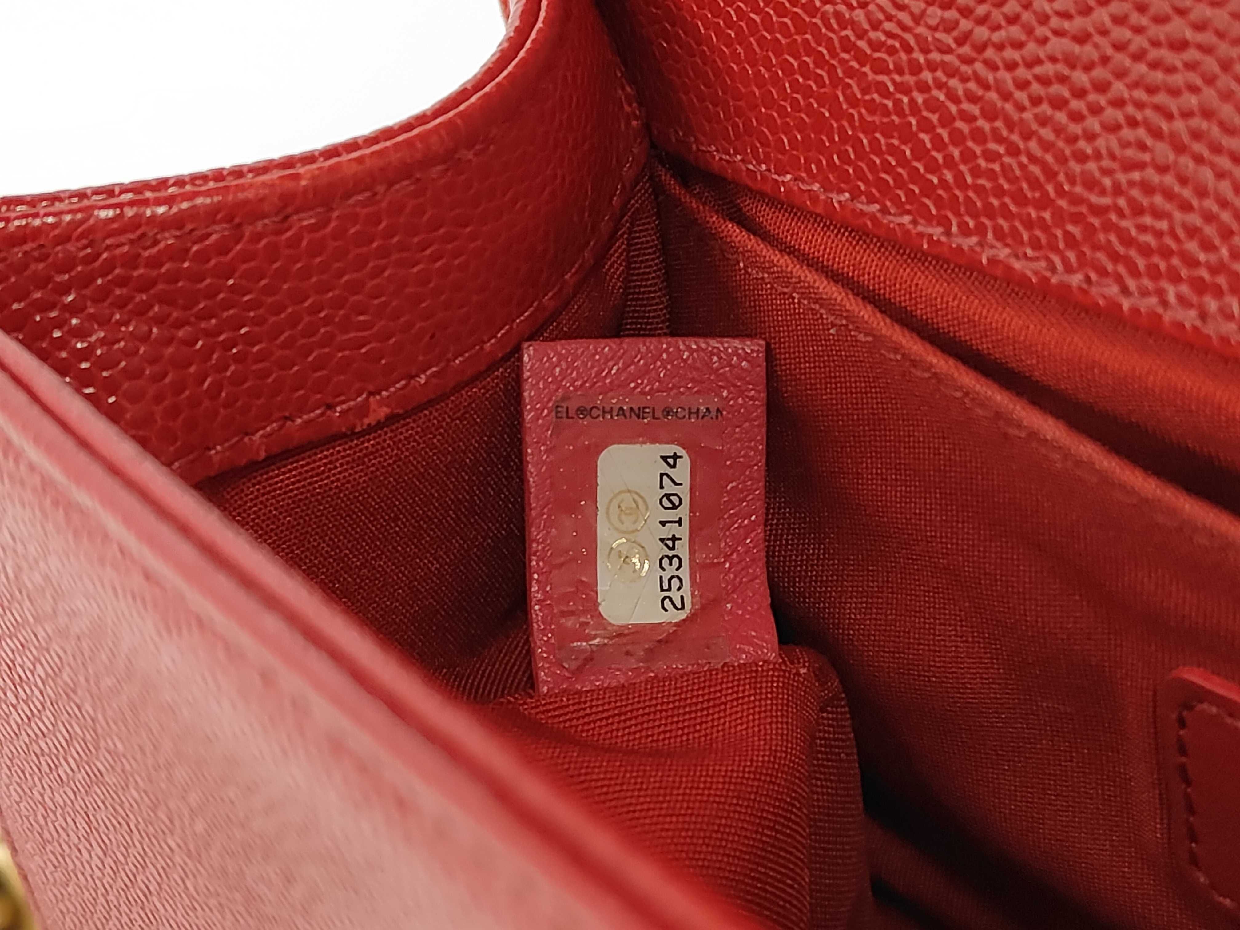 Boy Chanel V-stitch Red Shoulder Bag — view 12