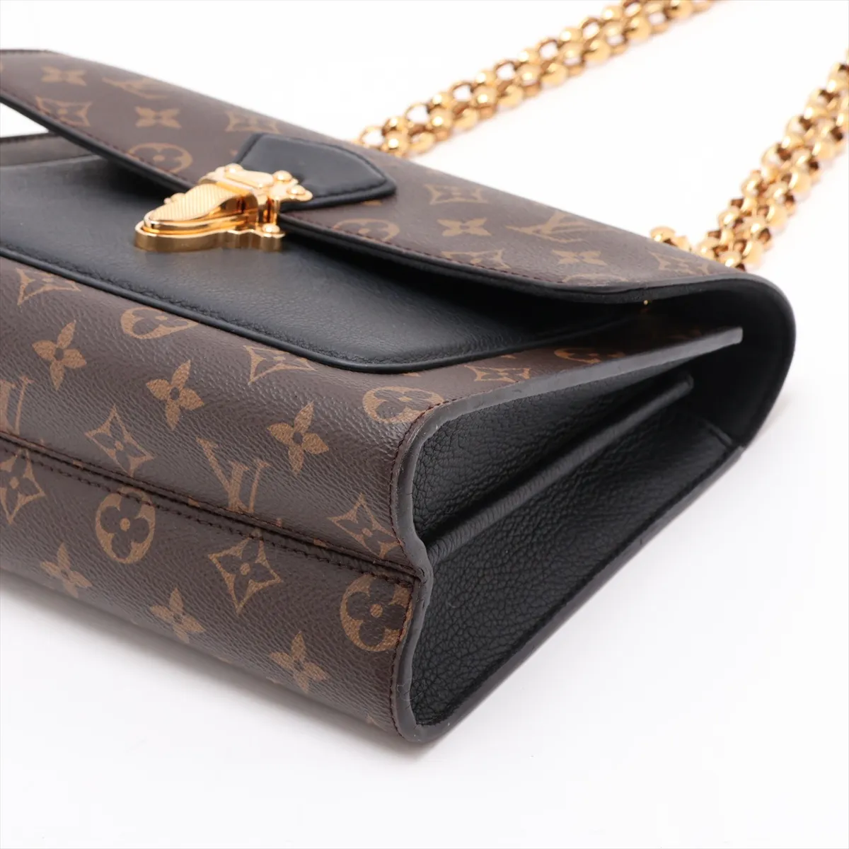 Monogram x Leather Victoire M41730 CA4136 Brown x Black — view 3