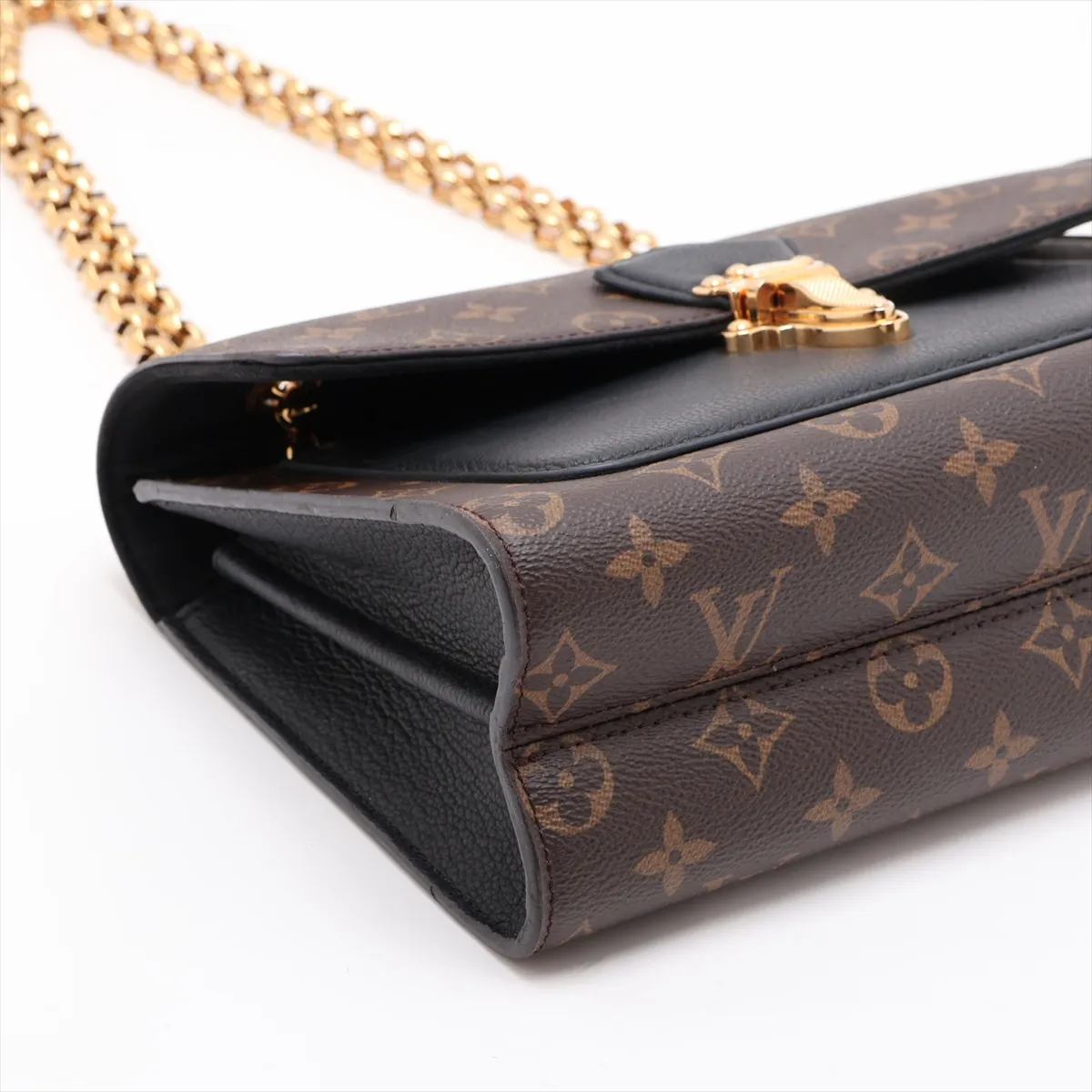 Monogram x Leather Victoire M41730 CA4136 Brown x Black — view 4