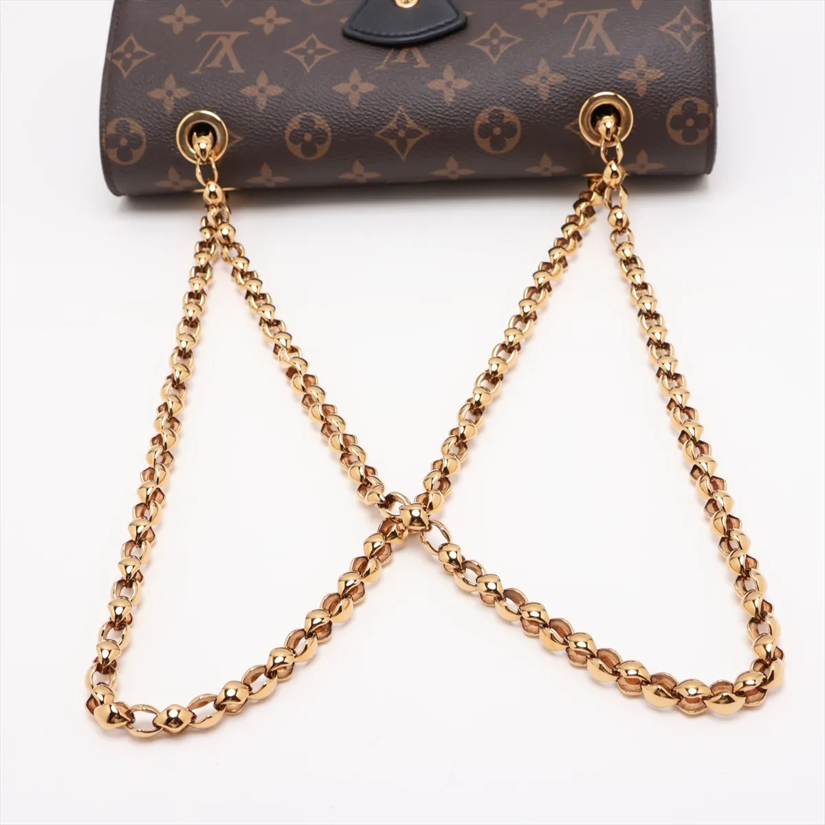 Monogram x Leather Victoire M41730 CA4136 Brown x Black — view 5