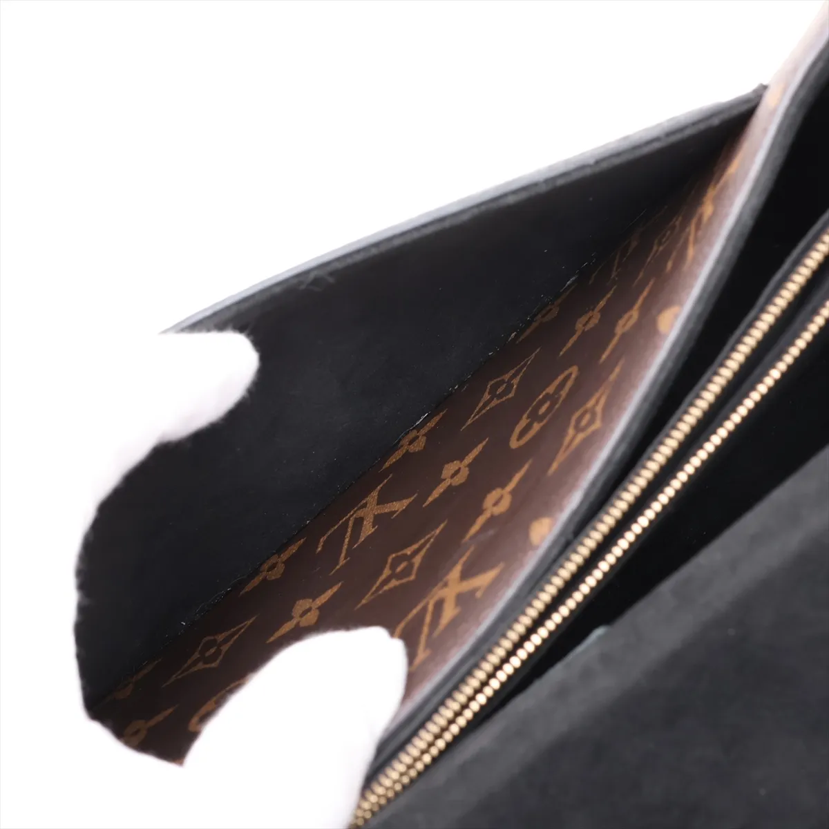 Monogram x Leather Victoire M41730 CA4136 Brown x Black — view 10