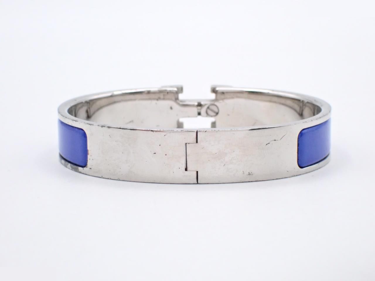 Click H bangle blue/silver color — view 2