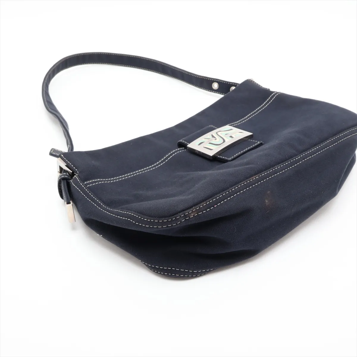 26566 Denim Shoulder Bag Navy — view 4