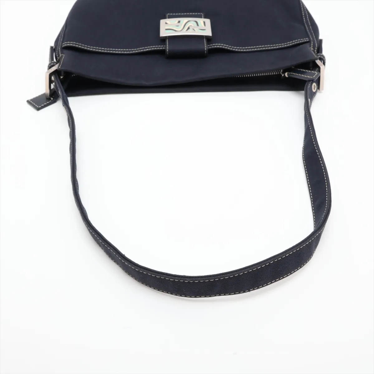 26566 Denim Shoulder Bag Navy — view 5