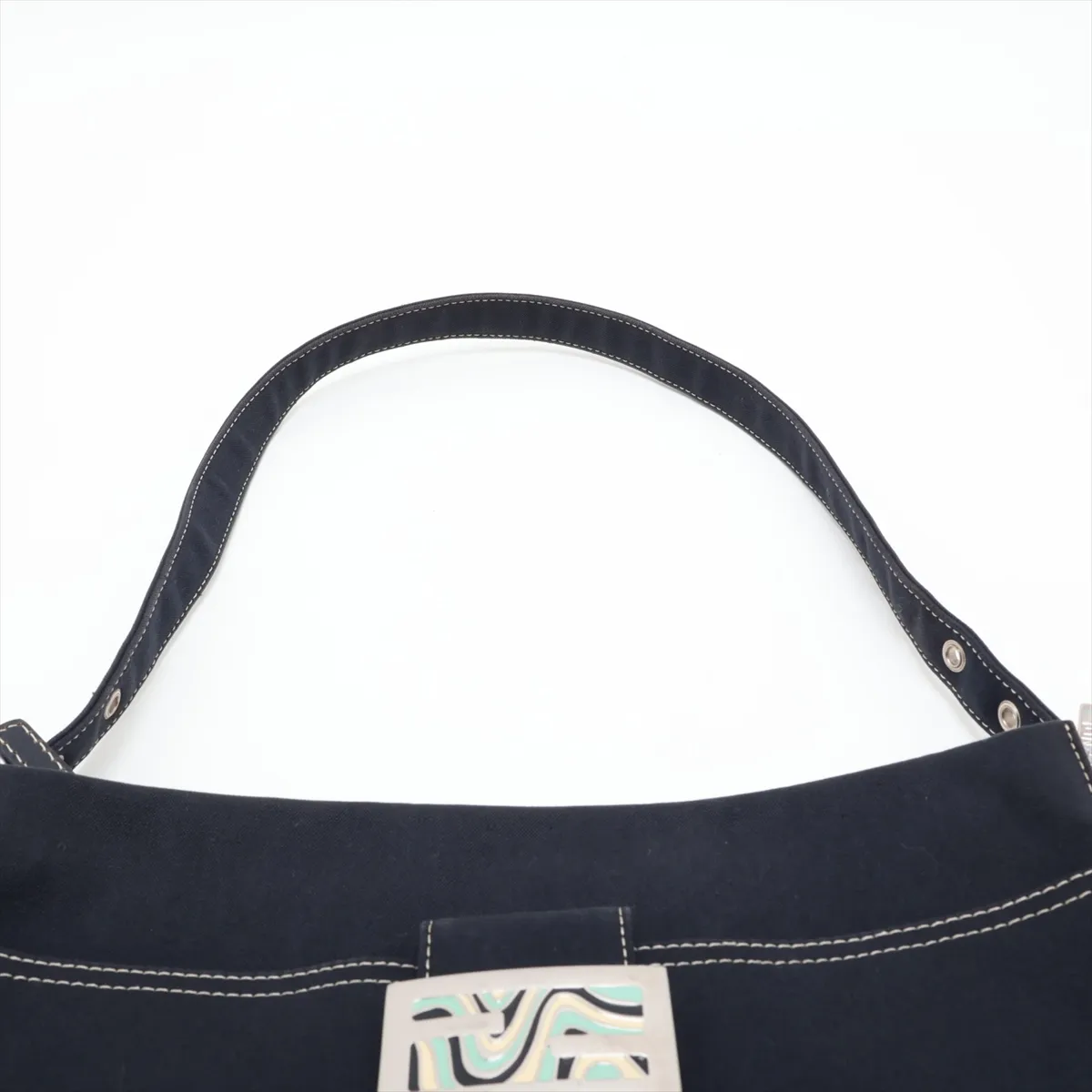 26566 Denim Shoulder Bag Navy — view 6