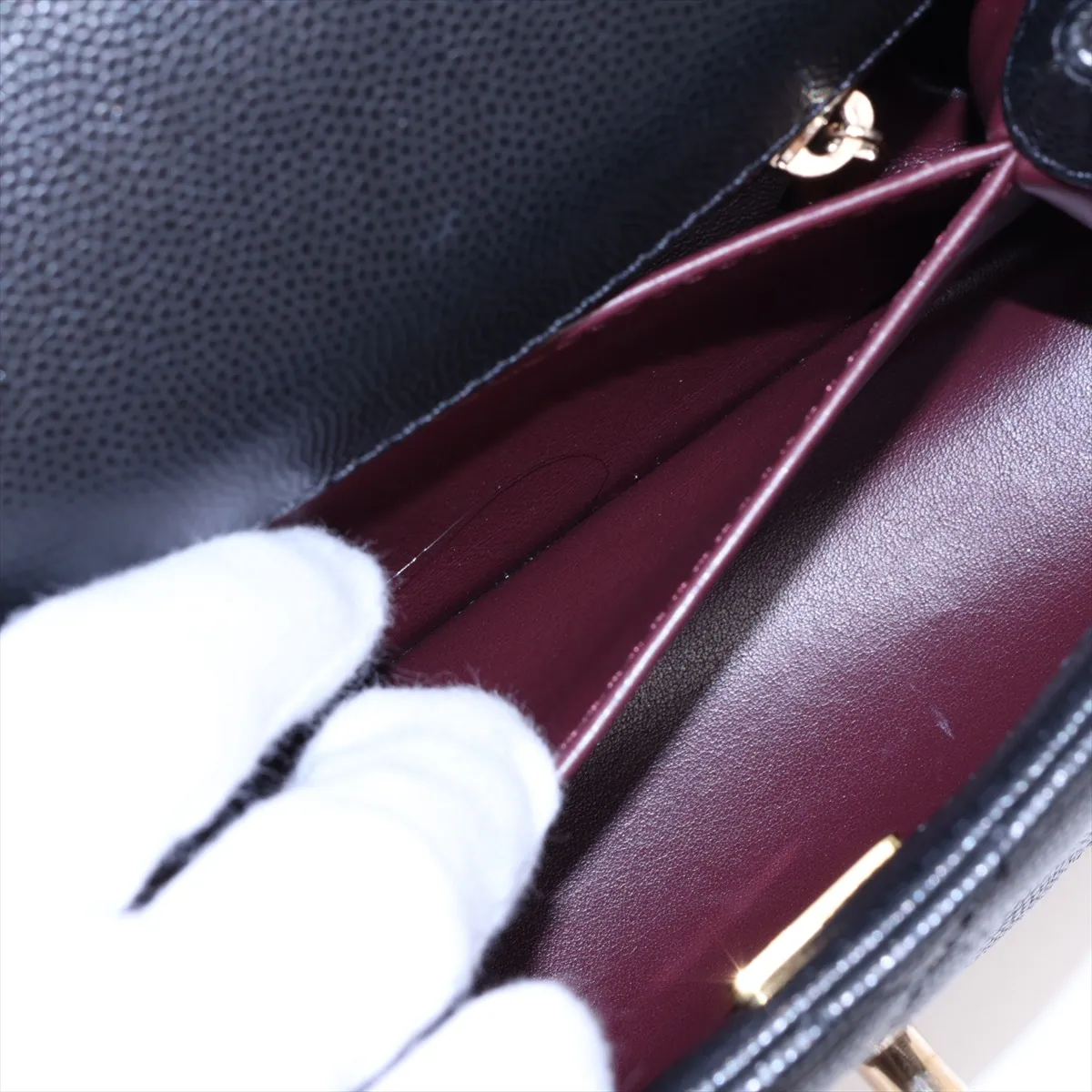 [Individually packaged] Chanel Coco Handle 19 XXS Caviar Skin 2-Way Handbag, Black with Gold Hardware, G05KH6X6, Random Plate, AS2215 — view 9