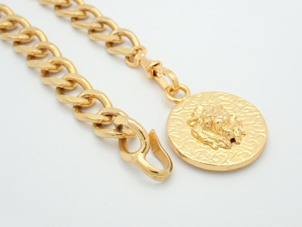 Boxed Lion Coco Belt, approximately 80cm in length. — view 3