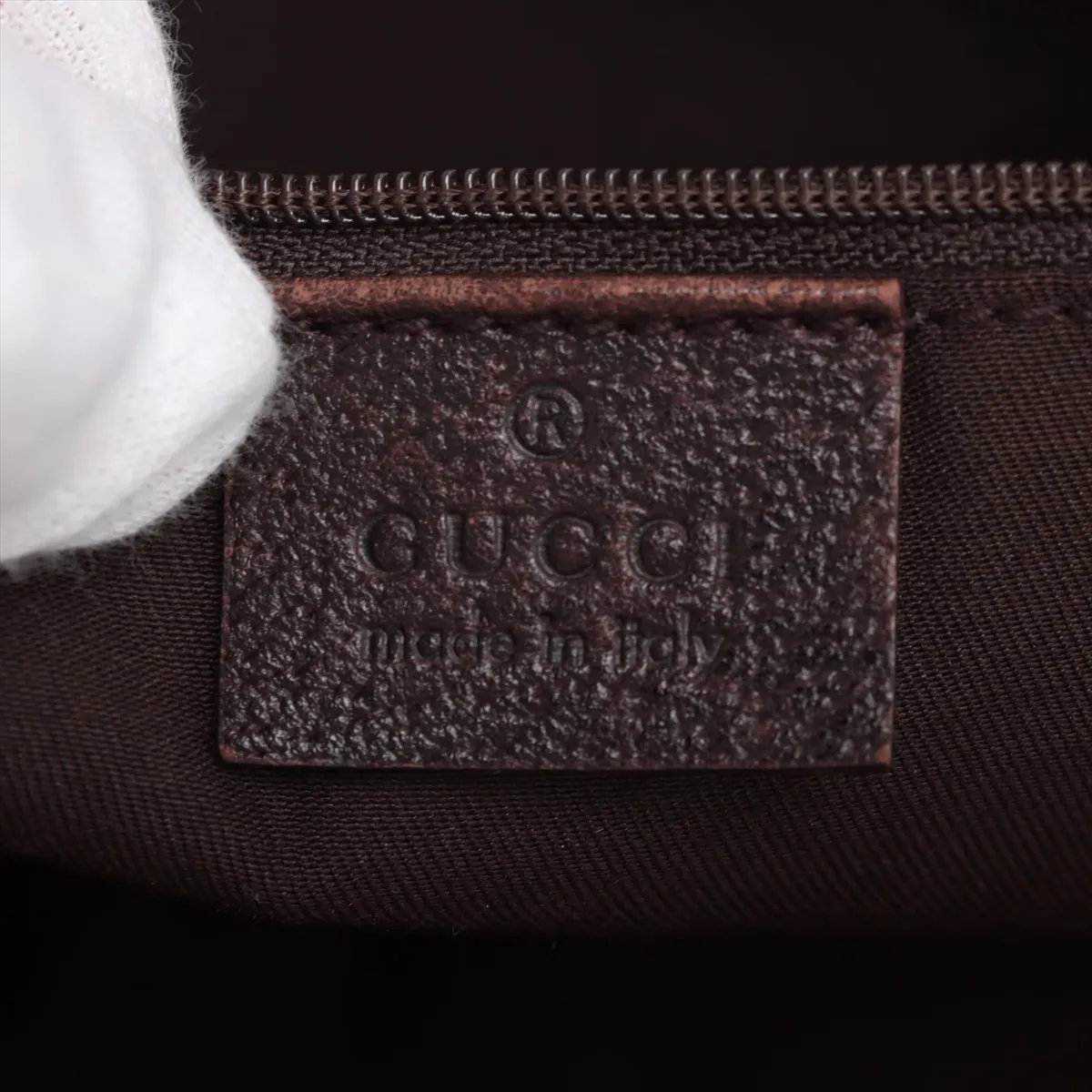 GG Canvas x Leather Tote Bag Brown — view 9