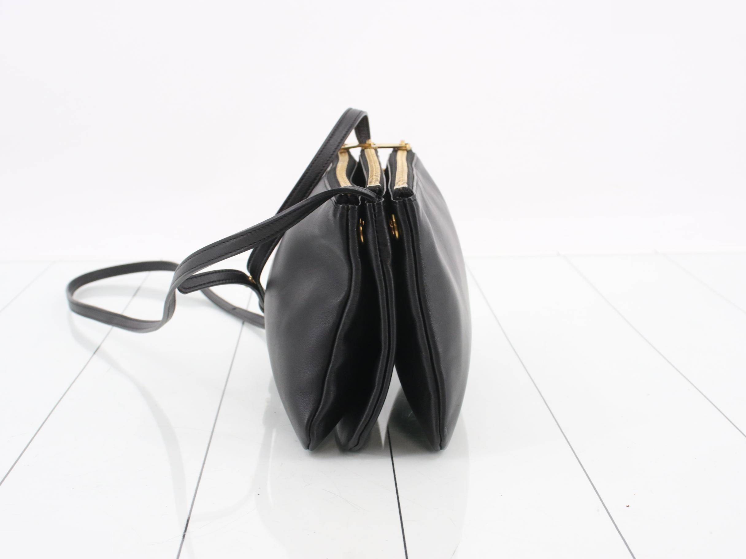 Trio Black with Gold Hardware - Bag — view 3