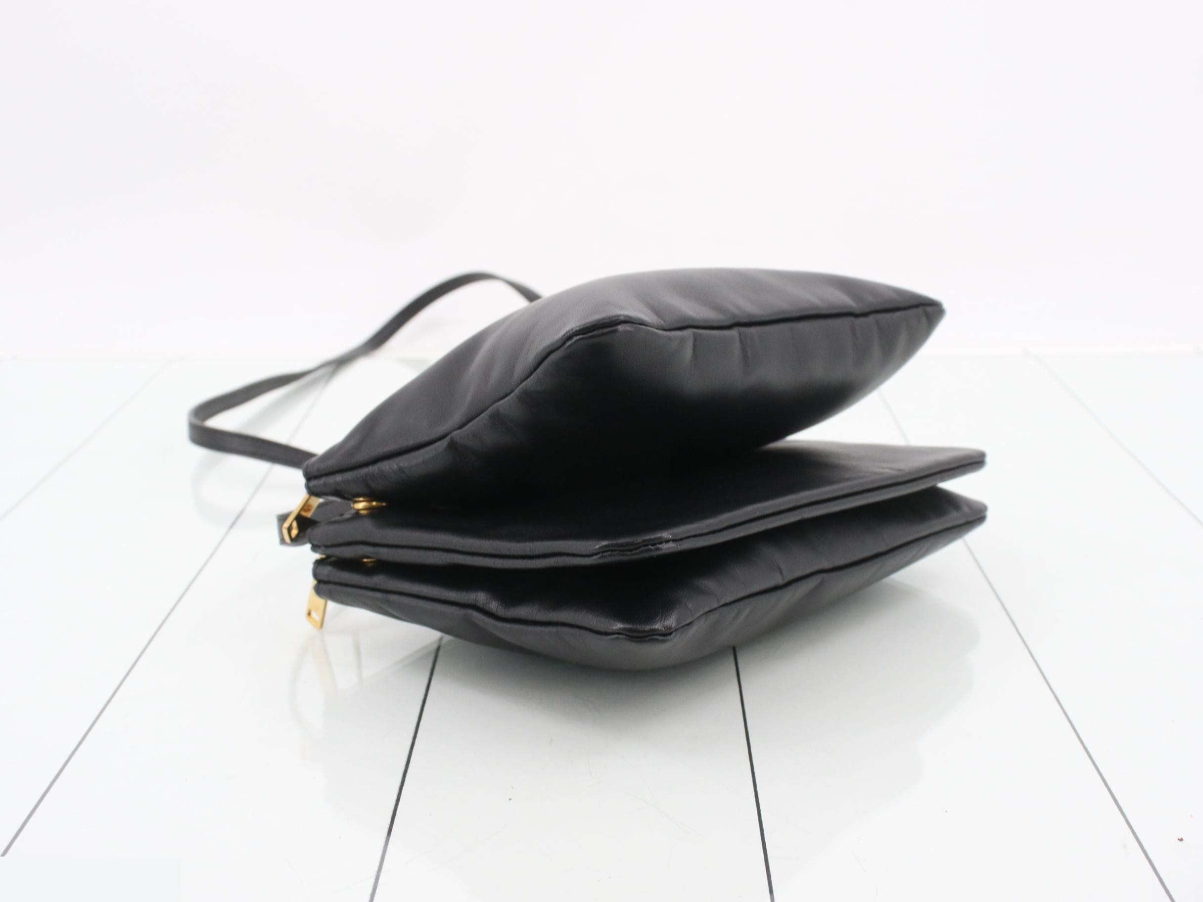 Trio Black with Gold Hardware - Bag — view 5