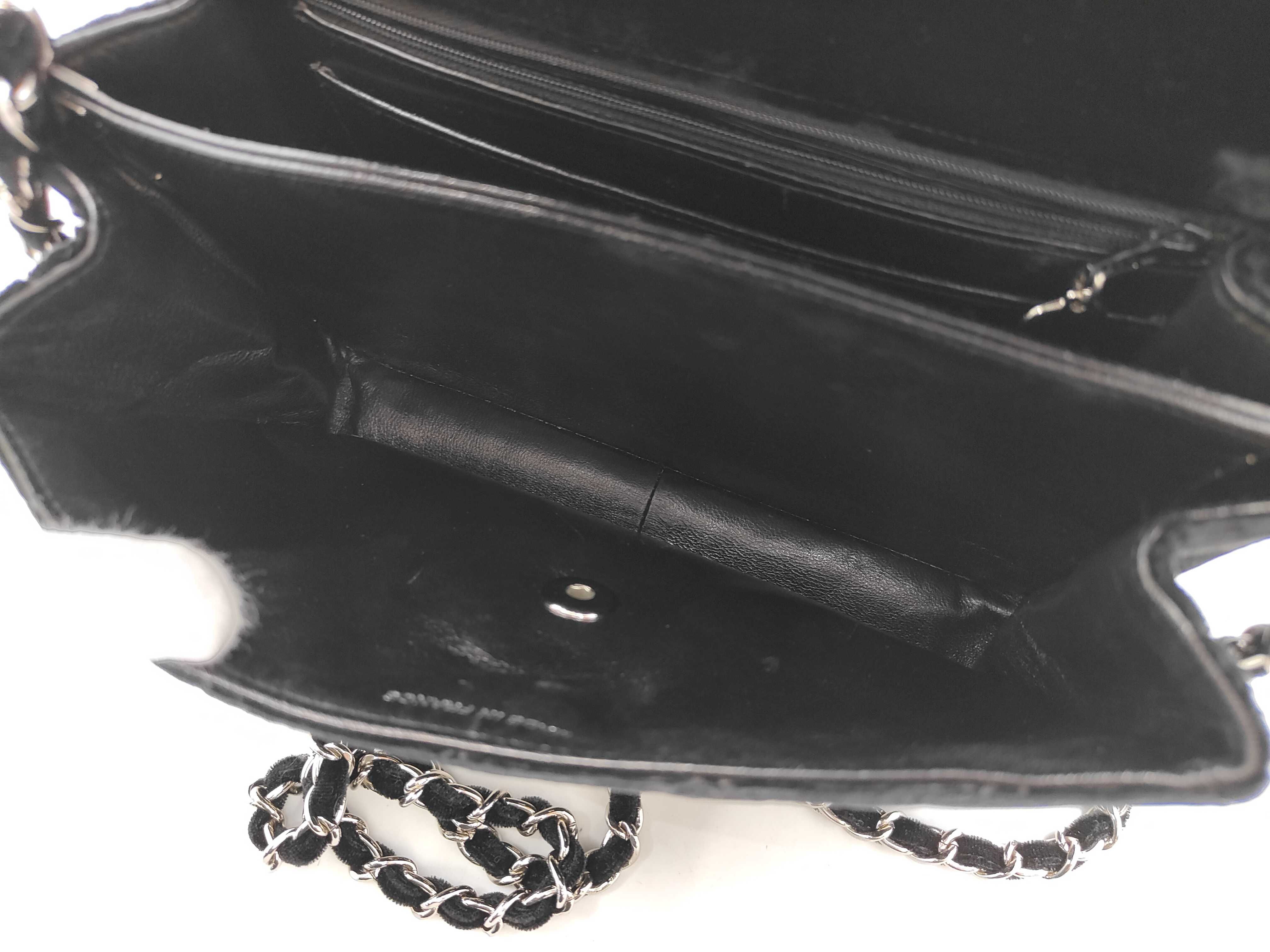 Matelassé Coco Mark Suede Shoulder Bag — view 11