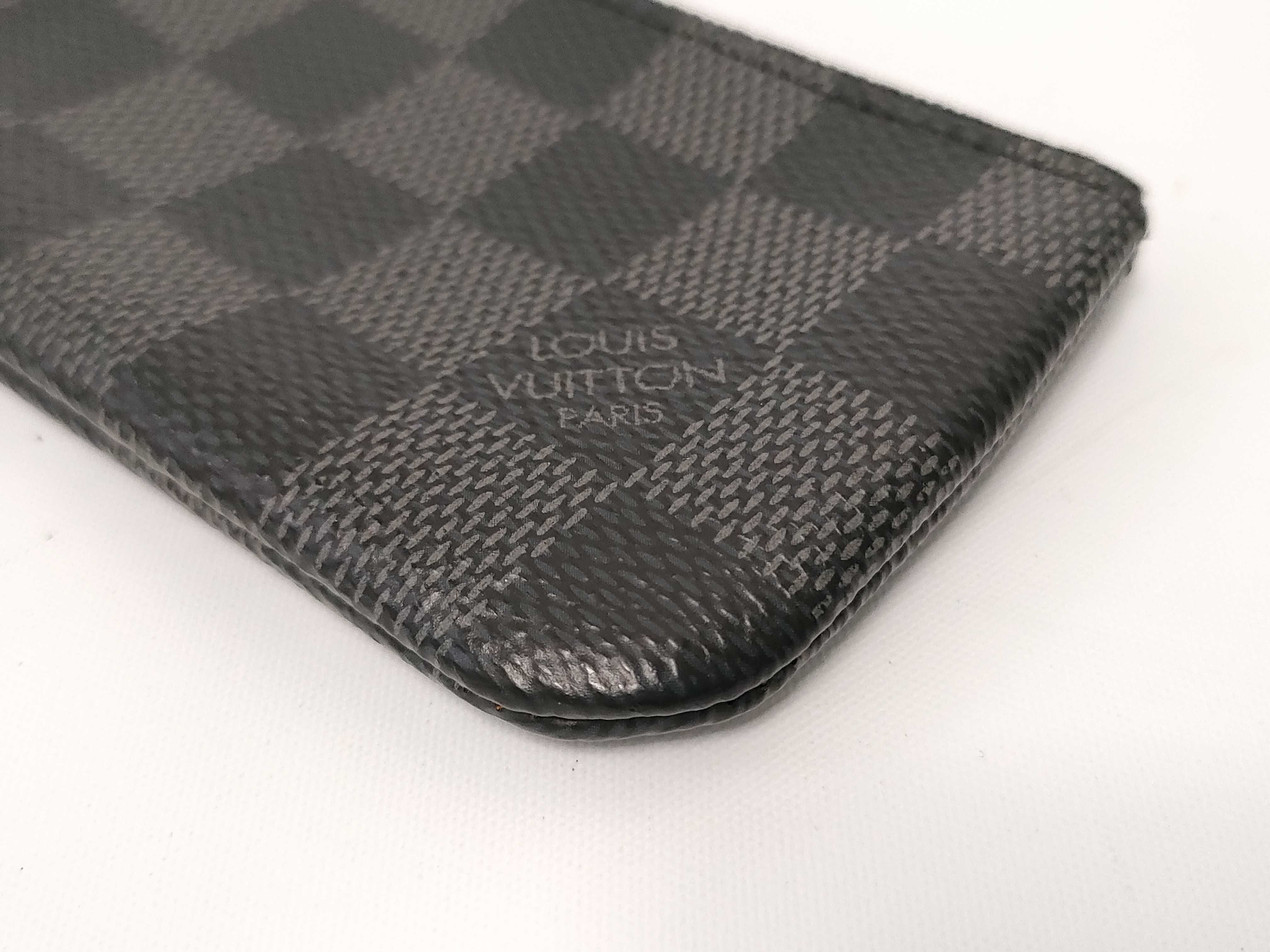 Damier Graphite Louis Vuitton Pochette Cle Coin Case — view 2